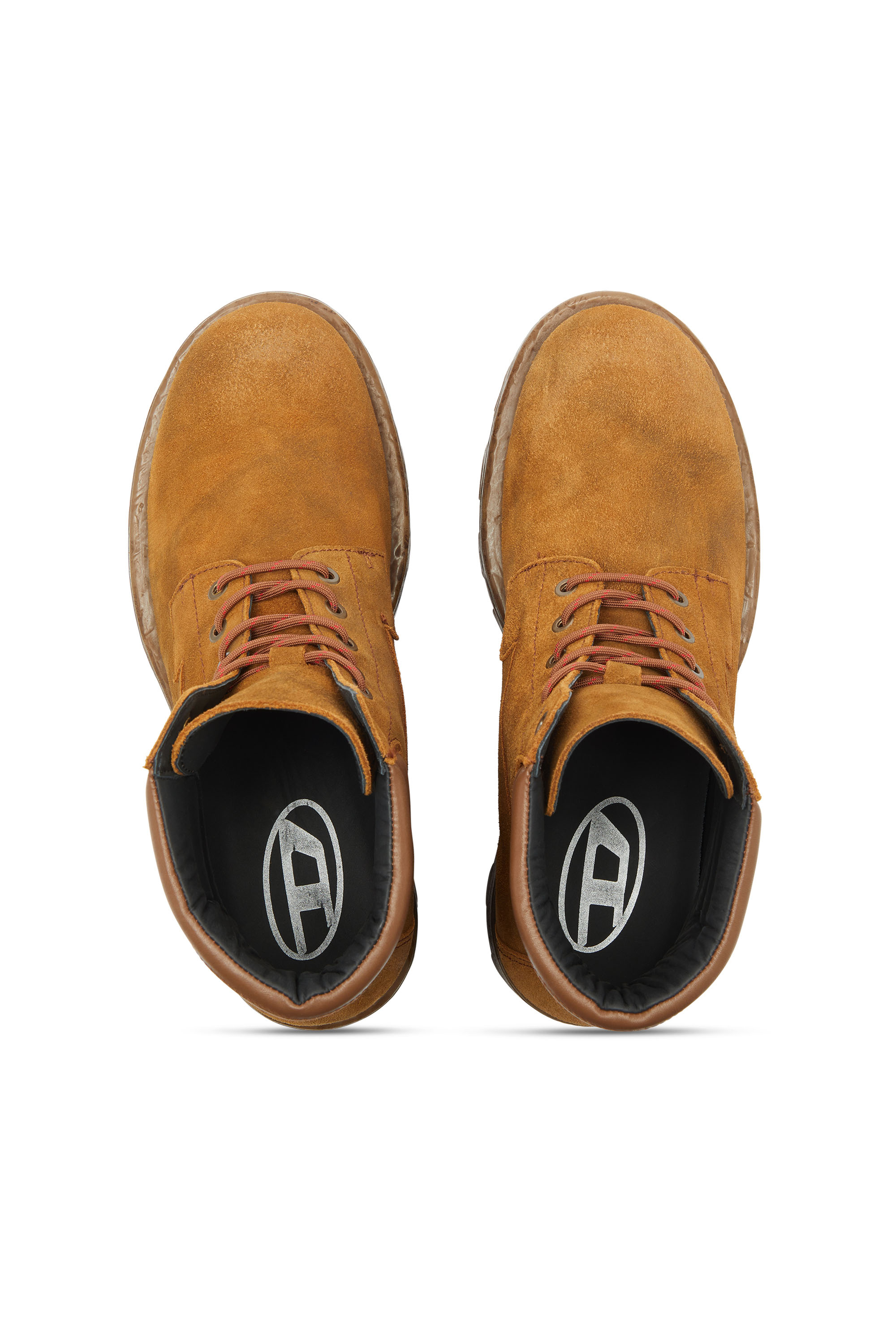 Diesel - D-HAMMER LACE UP, Male's D-Hammer - Combat boots in suede and leather in null - 4