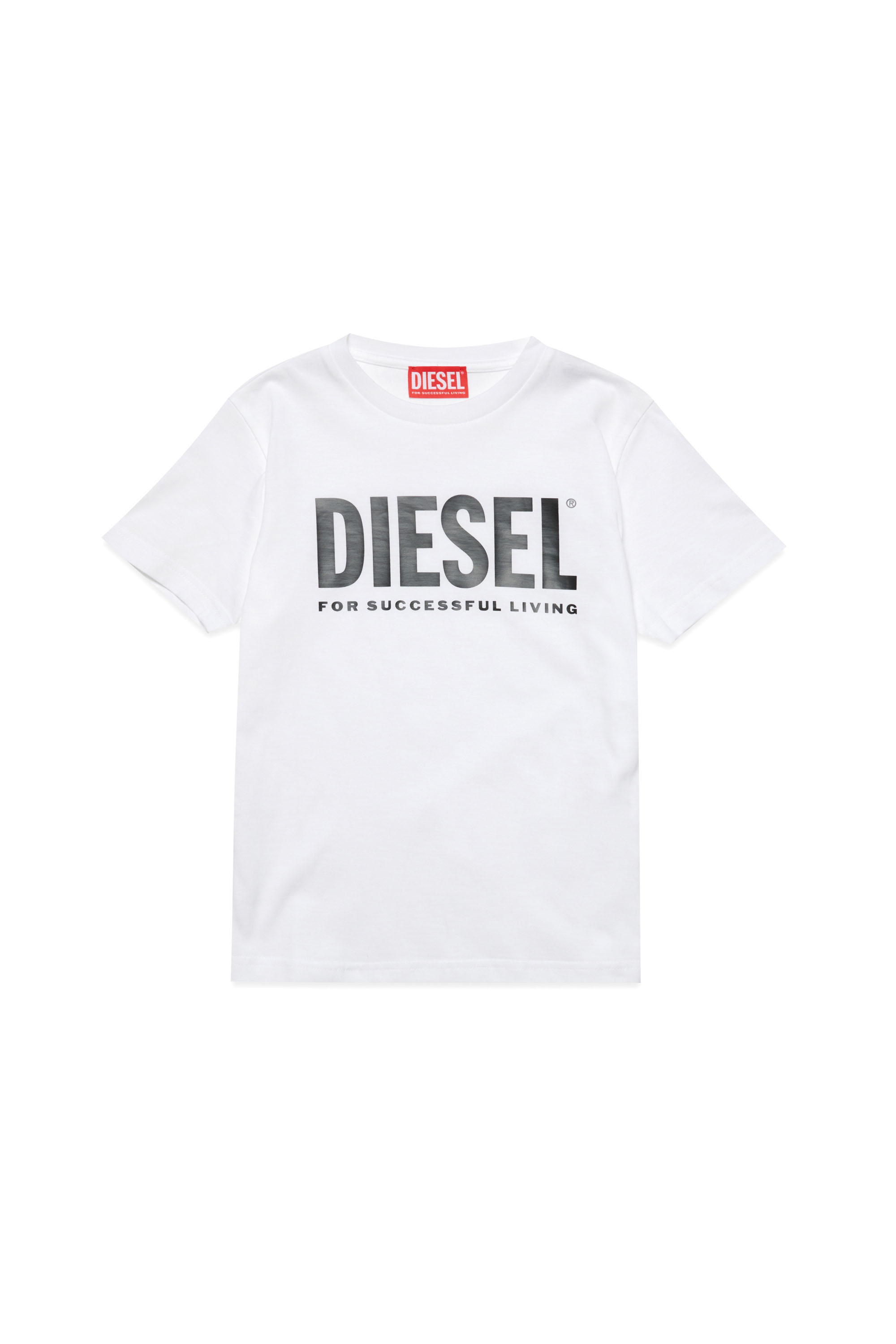 T-shirt with logo print | White | 4-16 YEARS Boys | Diesel