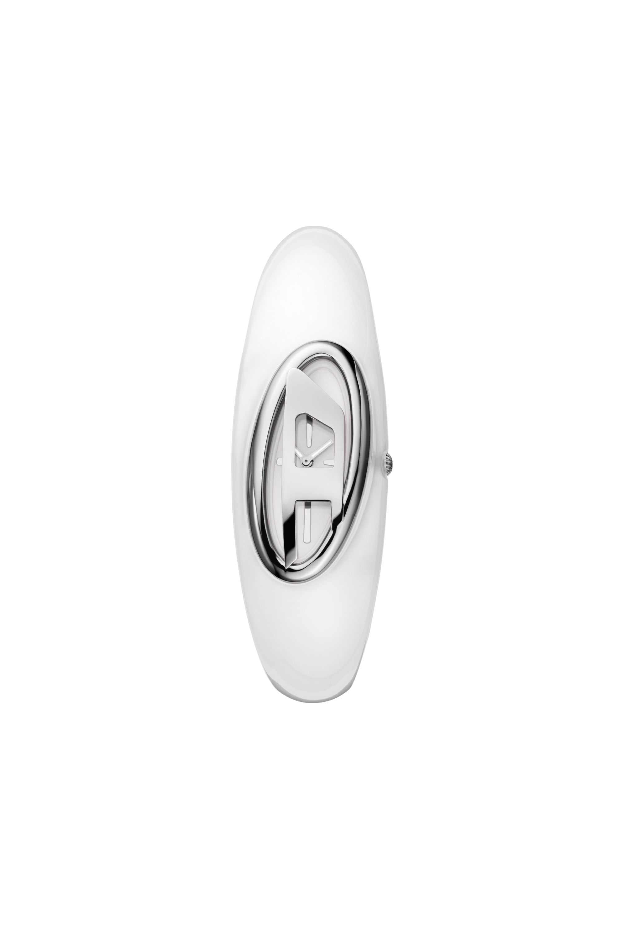 Diesel - DZ5618 WATCH, Woman's Diesel Wonder-D Two-Hand White Nylon Resin Watch in White - 1