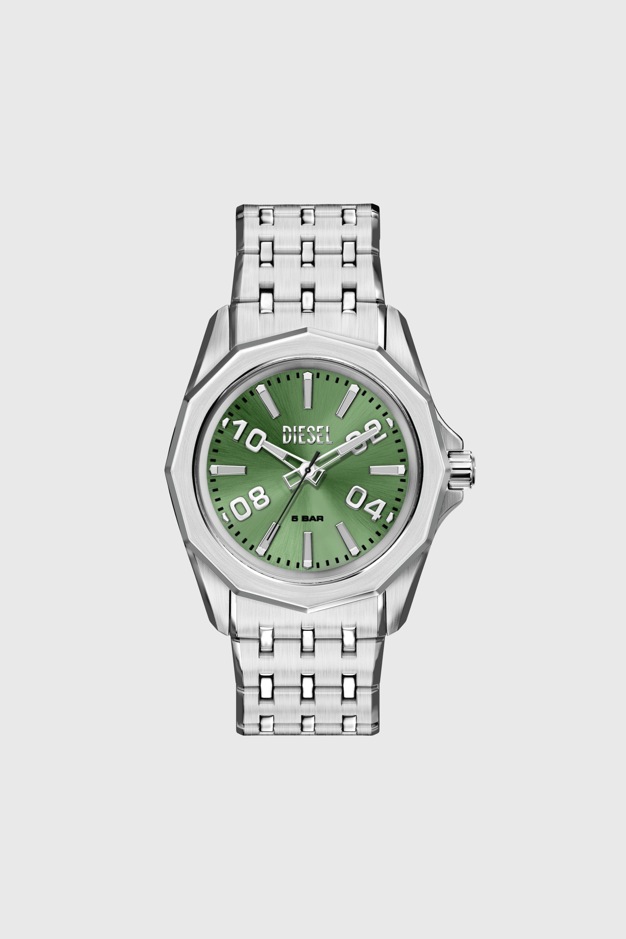 Diesel - DZ2237 WATCH, Reloj Stinger de acero inoxidable Hombre in Plateado - 1
