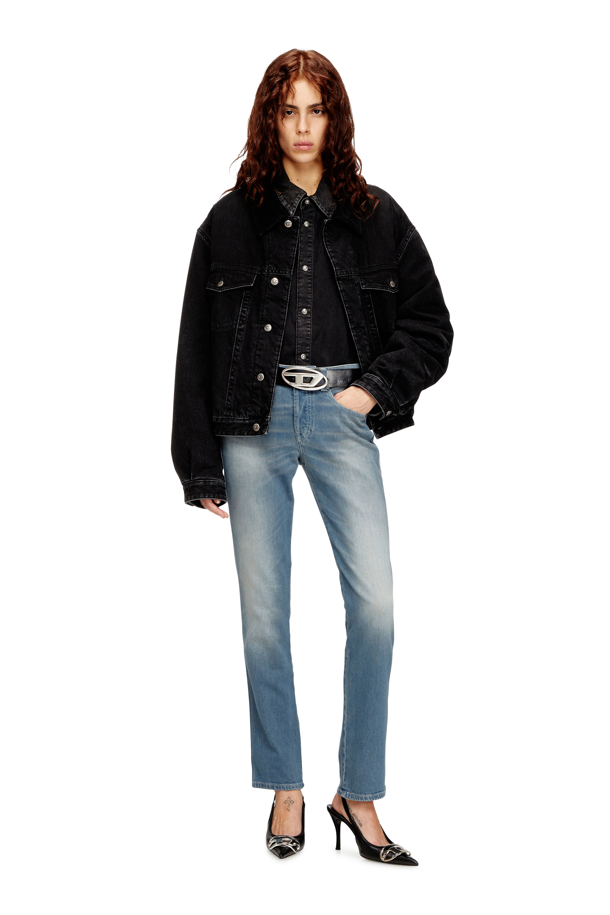 Diesel - Female's Slim Jeans 1992 D-Jiann 09N75, Medium Blue - 1