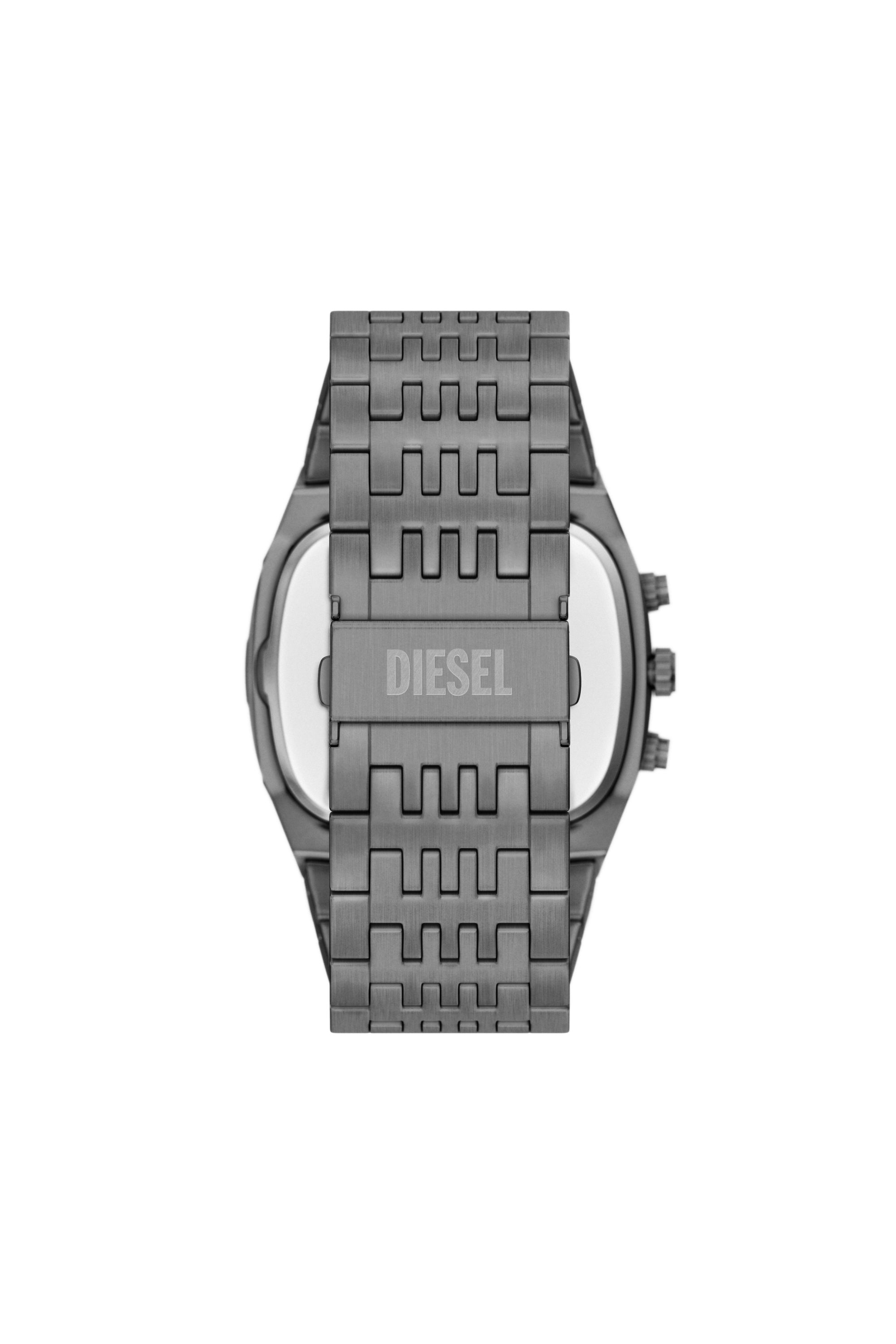 Diesel - DZ4717 WATCH, Reloj Spiked Cushion de acero inoxidable color gunmetal Hombre in Gris - 2