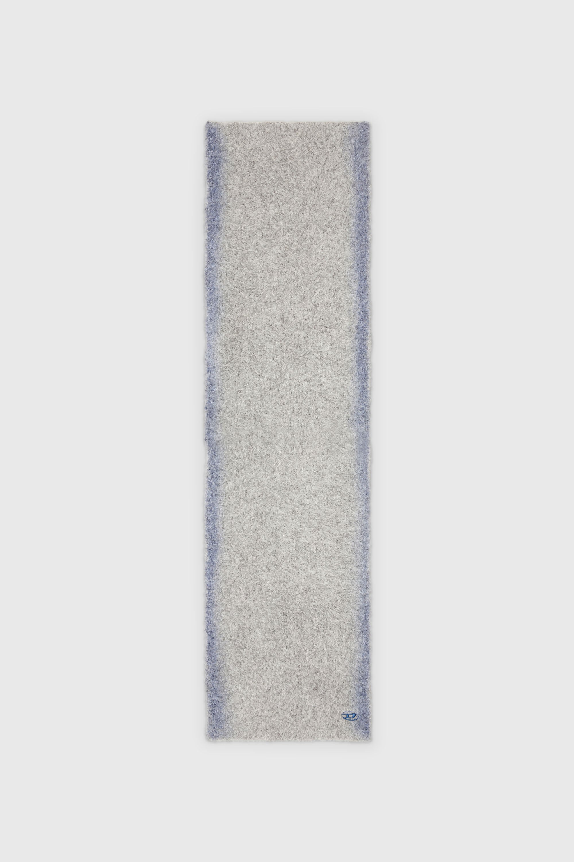 Diesel - K-RINO-SCARF, Unisex's Alpaca-blend scarf with sprayed effect in Grey - 2