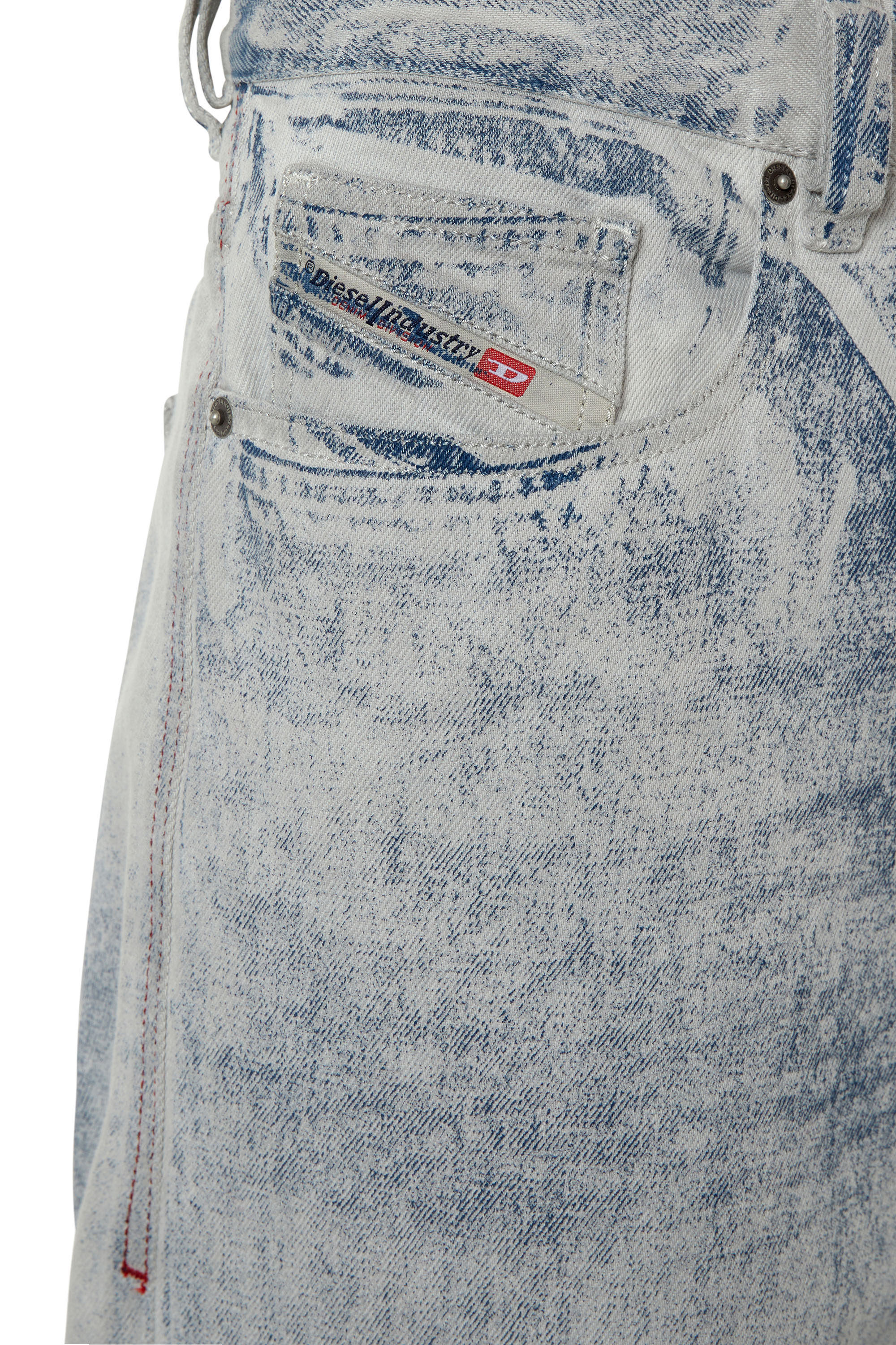 Diesel - Man's Straight Jeans 2010 D-Macs 09F23, Light Grey - 5