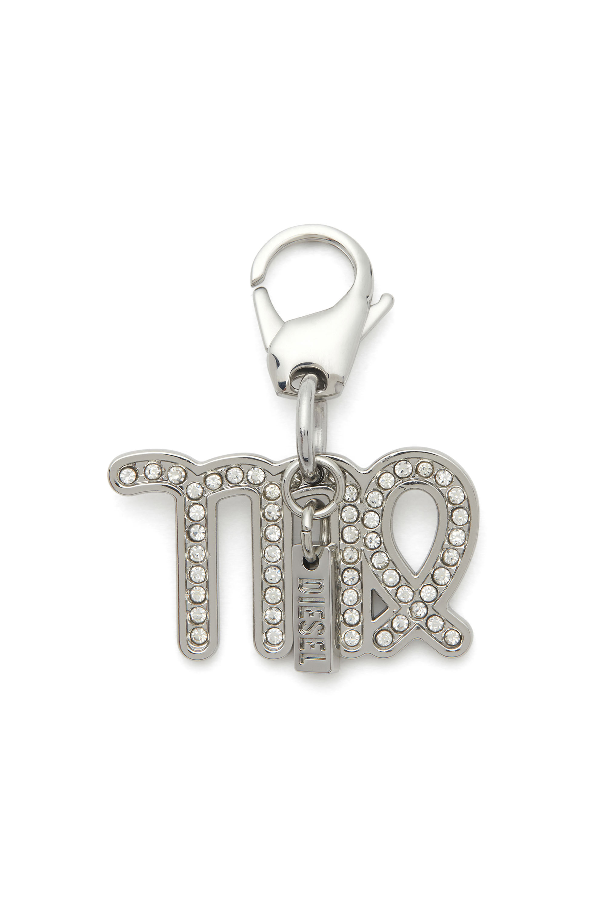 Diesel - CHARM VIRGO, Unisex's Metal Virgo charm with rhinestones in Silver - 1