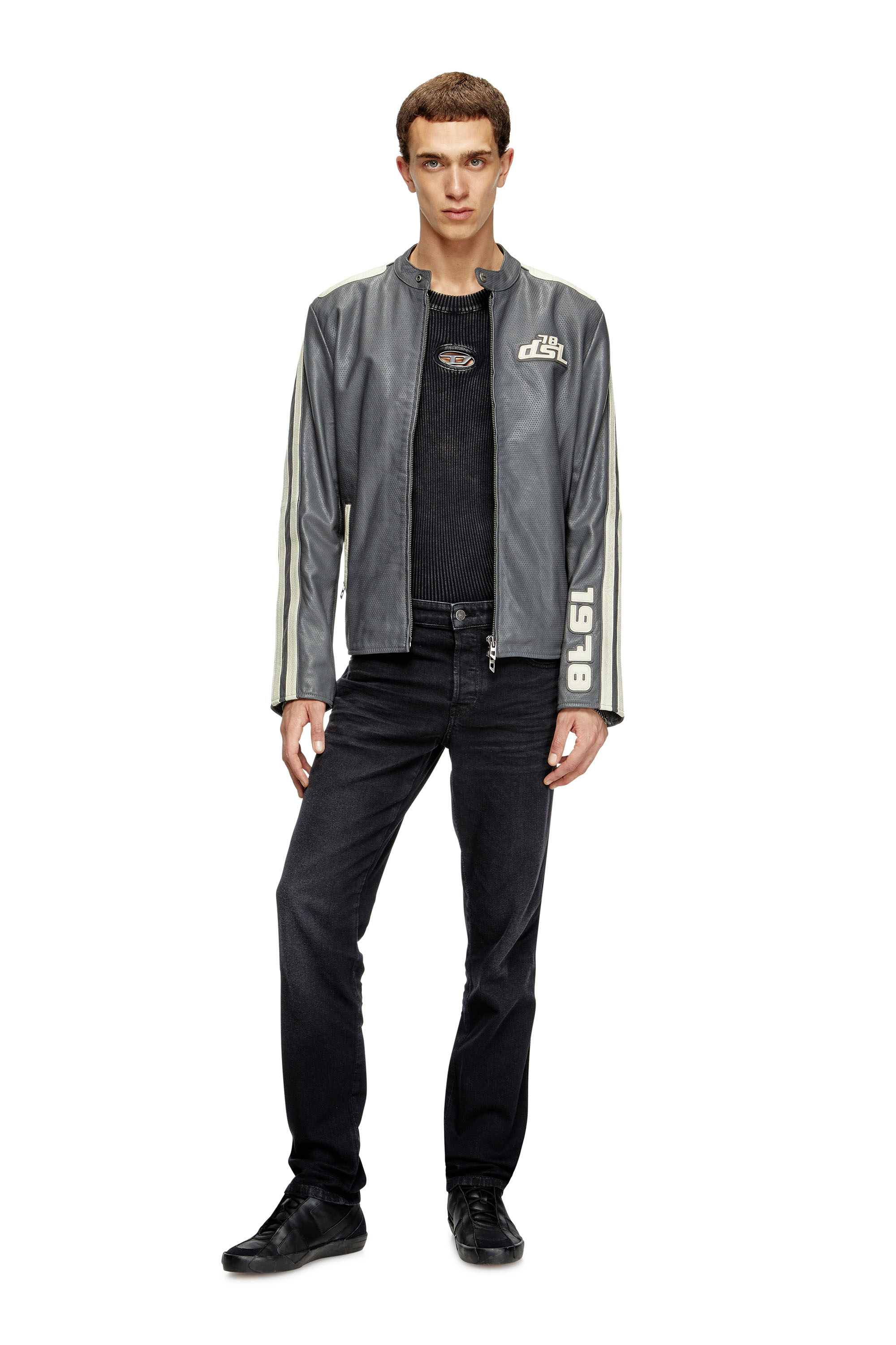 Slim Jeans 1993 D-Vyl 0DBEG, Noir/Gris foncé Diesel - Slim Jeans 1993 D-Vyl 0DBEG Homme, Noir/Gris foncé - Image 1