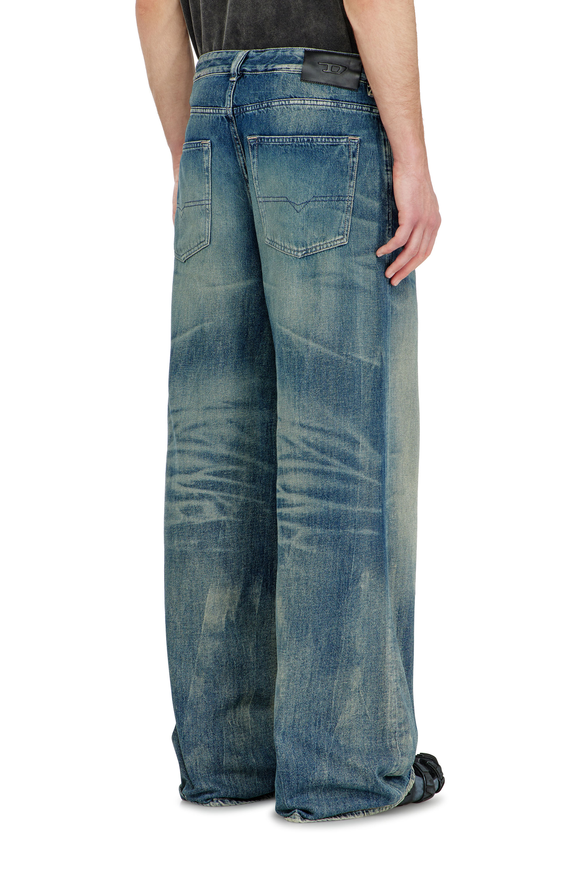 Diesel - Male's Relaxed Jeans D-Rise 09P55, Dark Blue - 5