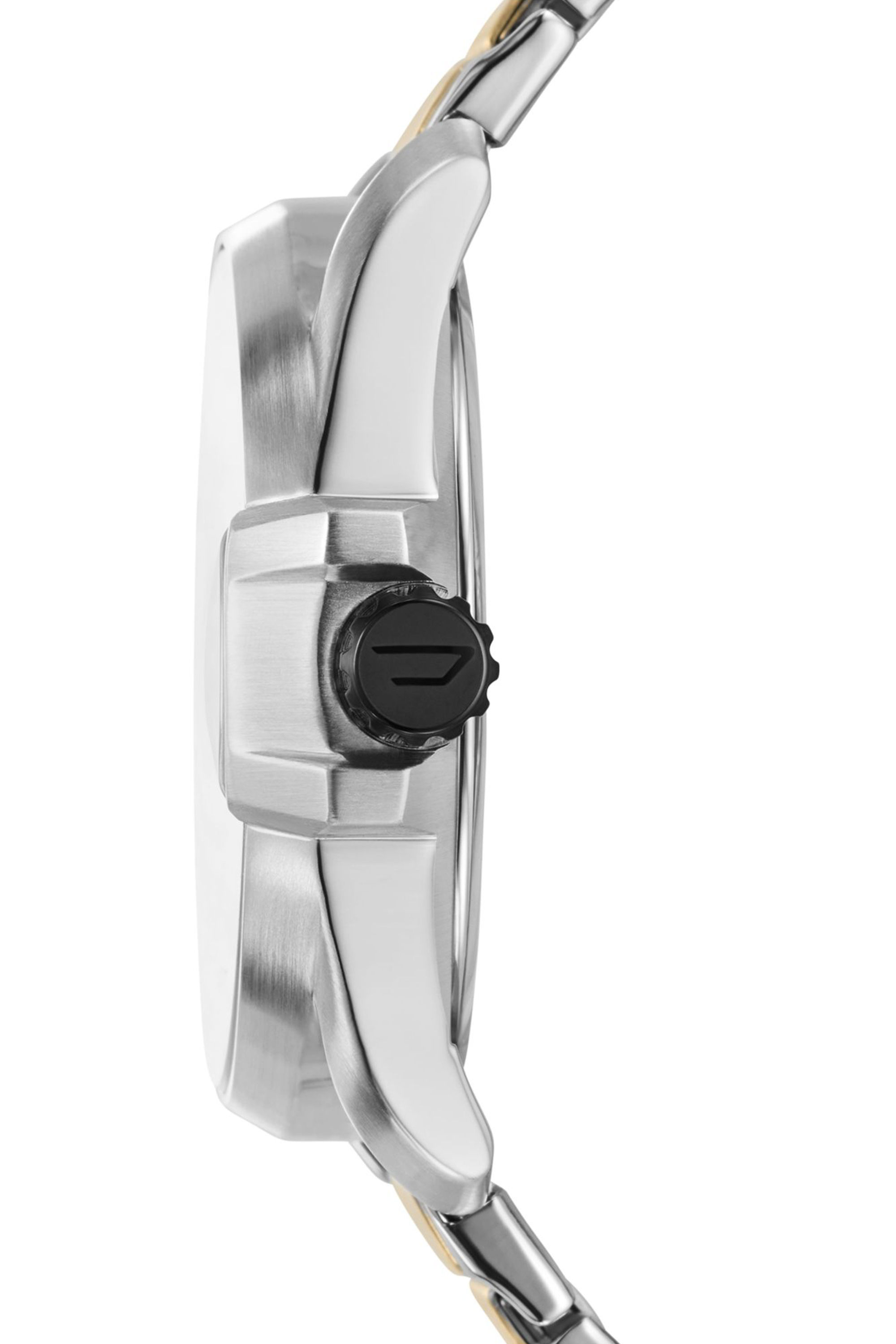 Men's MS9 three-hand date two-tone stainless steel watch | Gold