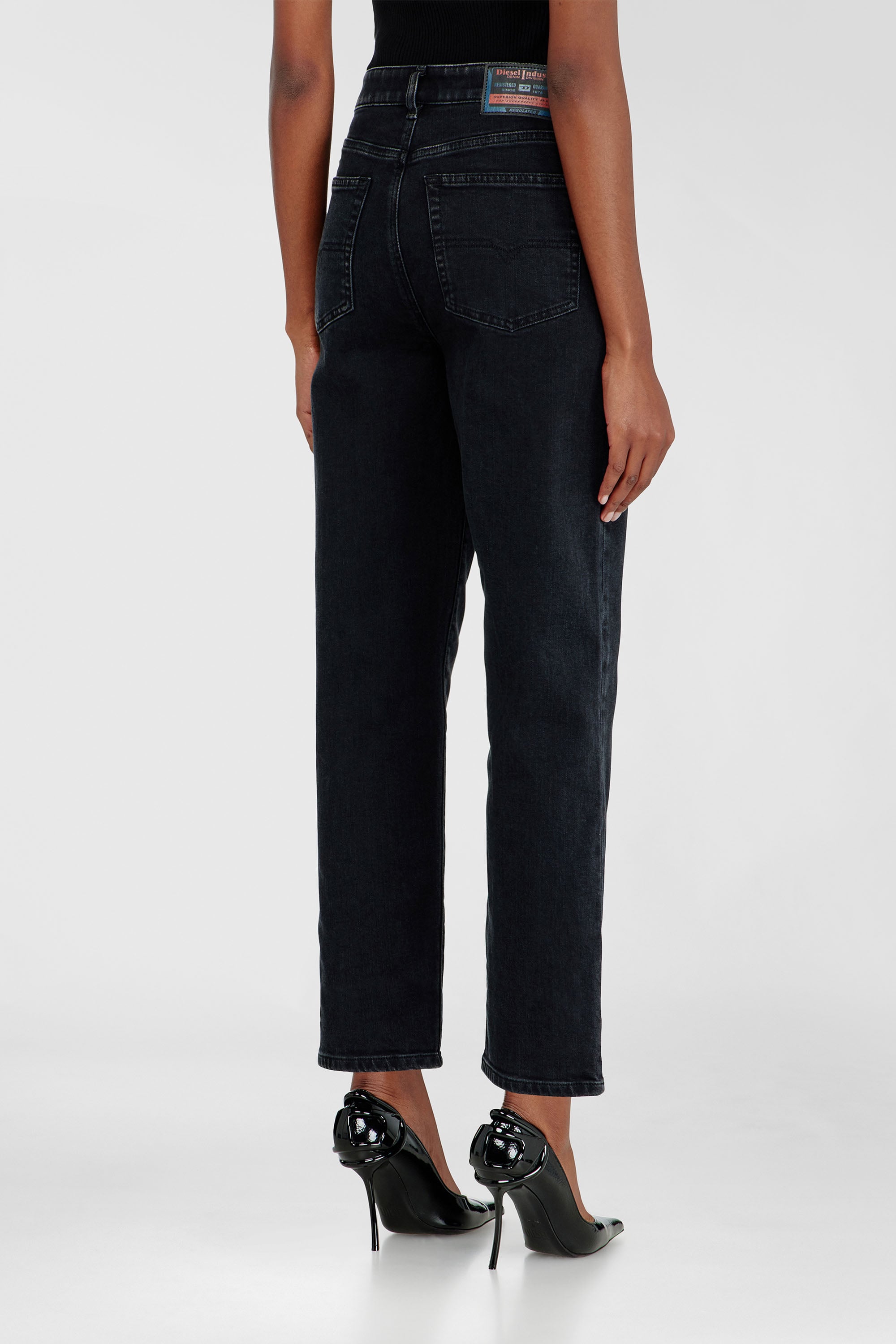 Diesel - Regular Jeans 1981 D-Went 09N89 Mujer, Negro/Gris oscuro - 5