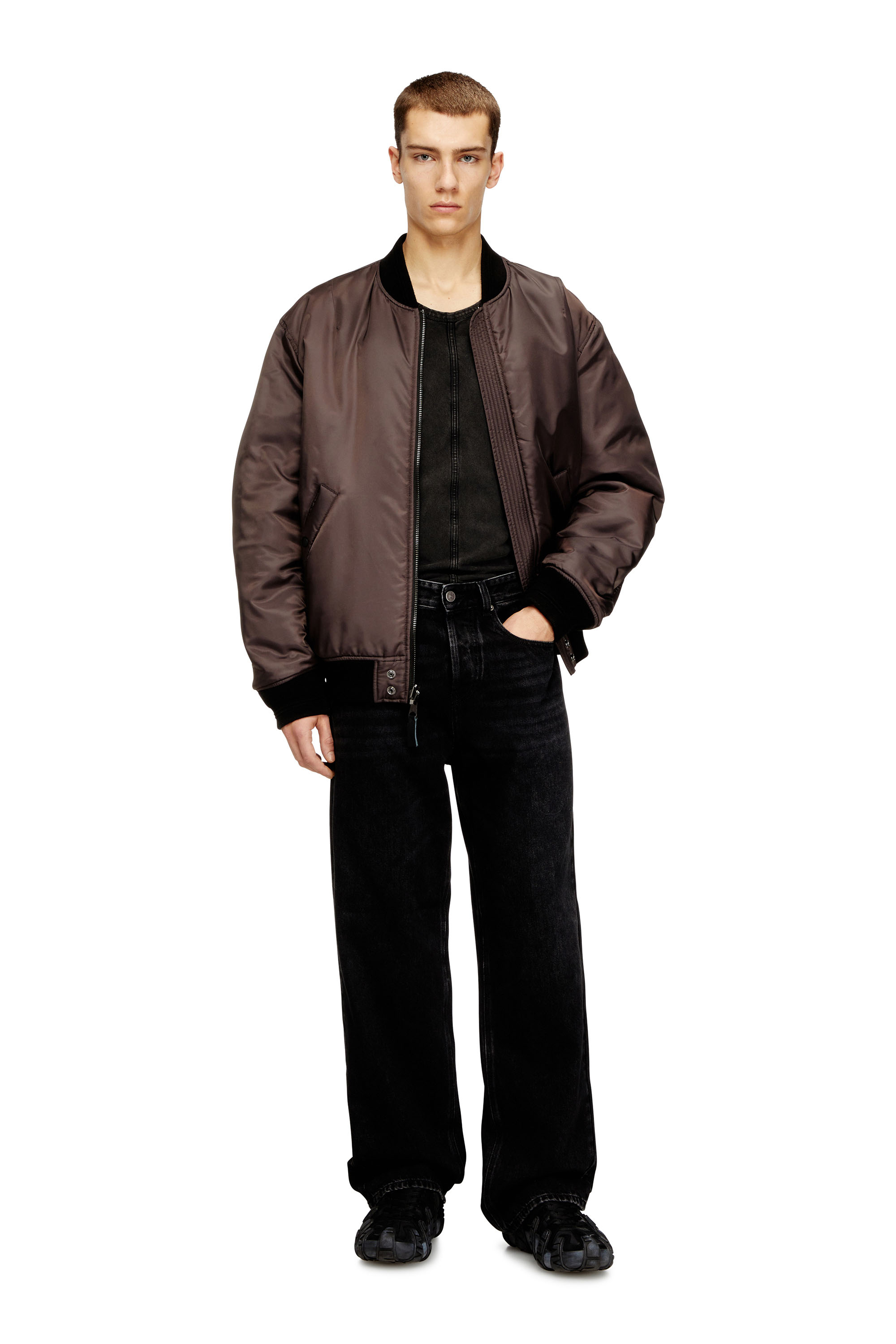 Diesel - Male's Relaxed Jeans 2001 D-Macro 09P09, Black/Dark Grey - 2