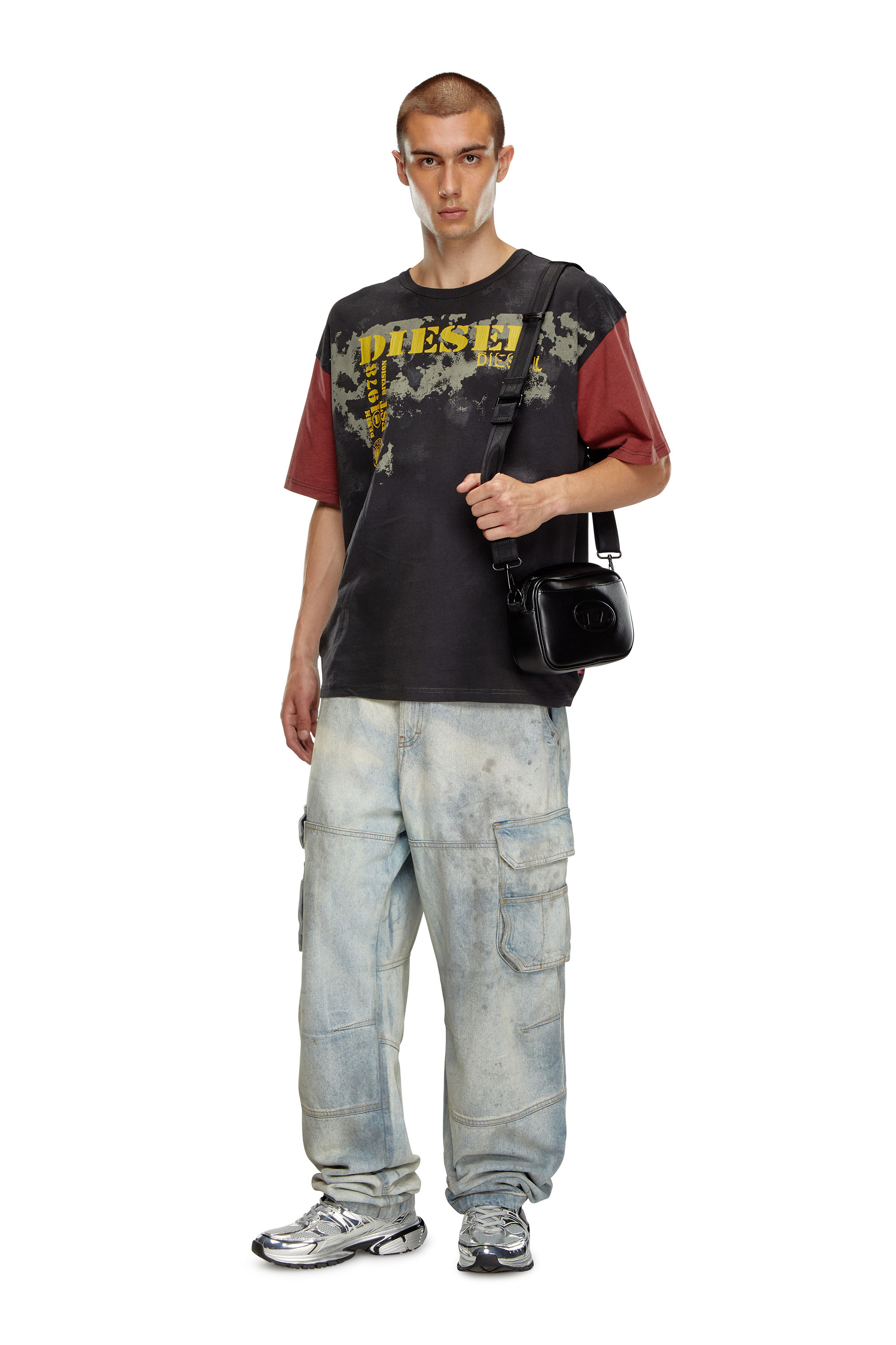 Diesel - HOLI-D CAMERA BAG, Holi-D-Sac Camera en néoprène et PU Homme in Noir - 2