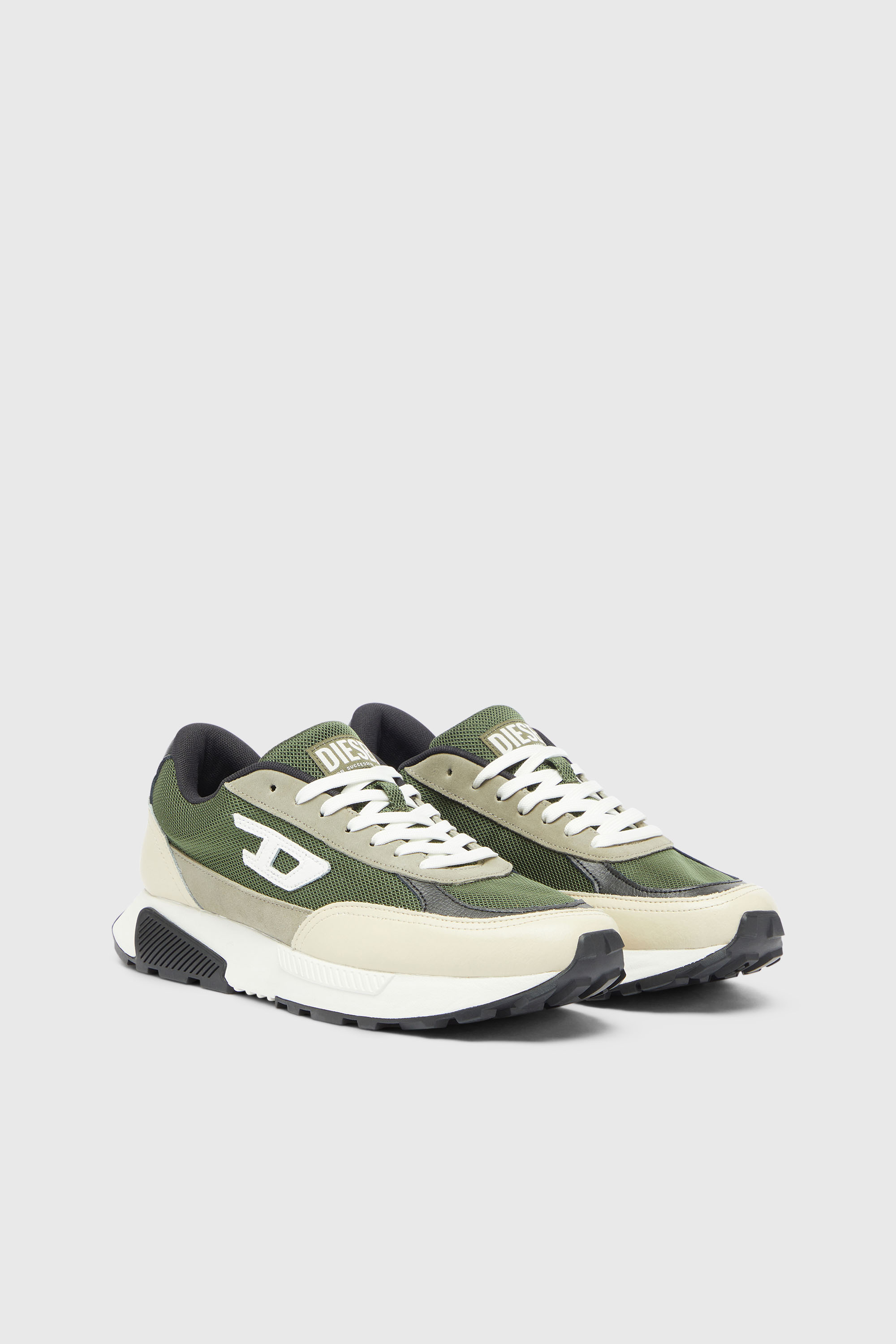 Diesel - S-TAME D-UP, S-Tame-D - Zapatillas con detalles de ante y malla Hombre in Multicolor - 2