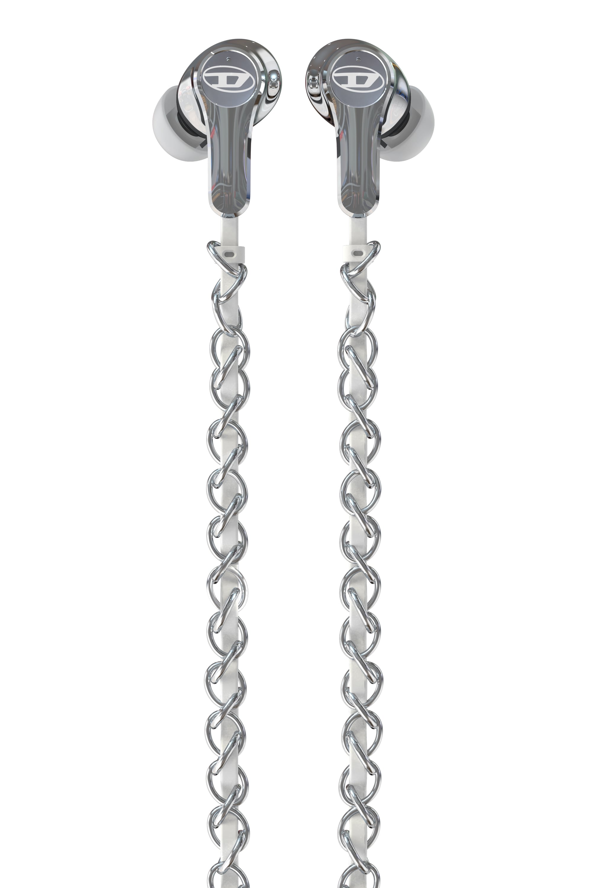 Diesel - 60458  WIRED EARBUDS WIRED EARBUDS, Unisex's Silver Wired Earbuds with USB-C in Silver - 2