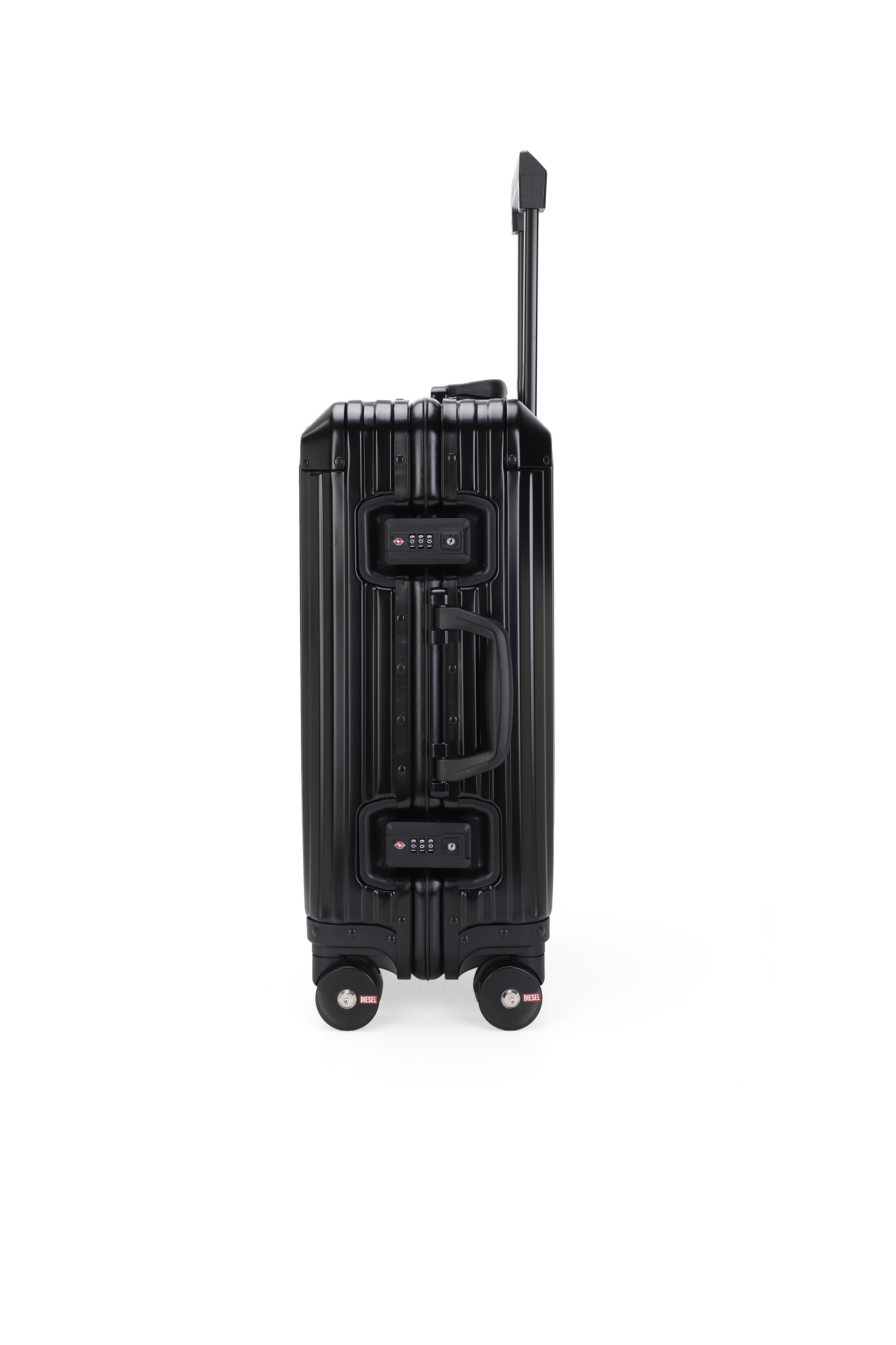 Diesel - DIESEL ALUMINUM TROLLEY- DSL002, Maleta de aluminio tama&ntilde;o S Unisex in Negro - 4