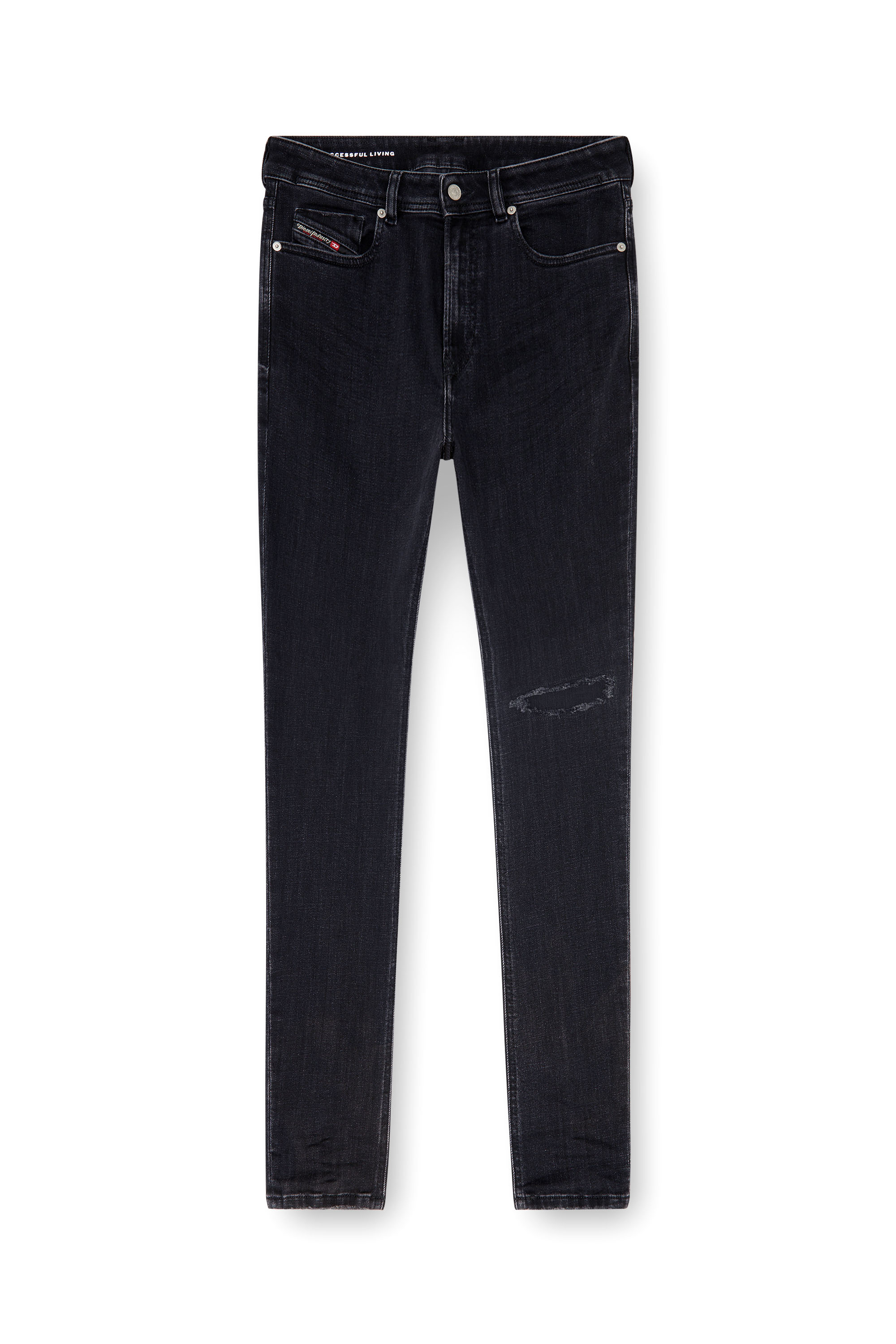 Diesel - Male's Skinny Jeans 1979 Sleenker 09P74, Black/Dark Grey - 6