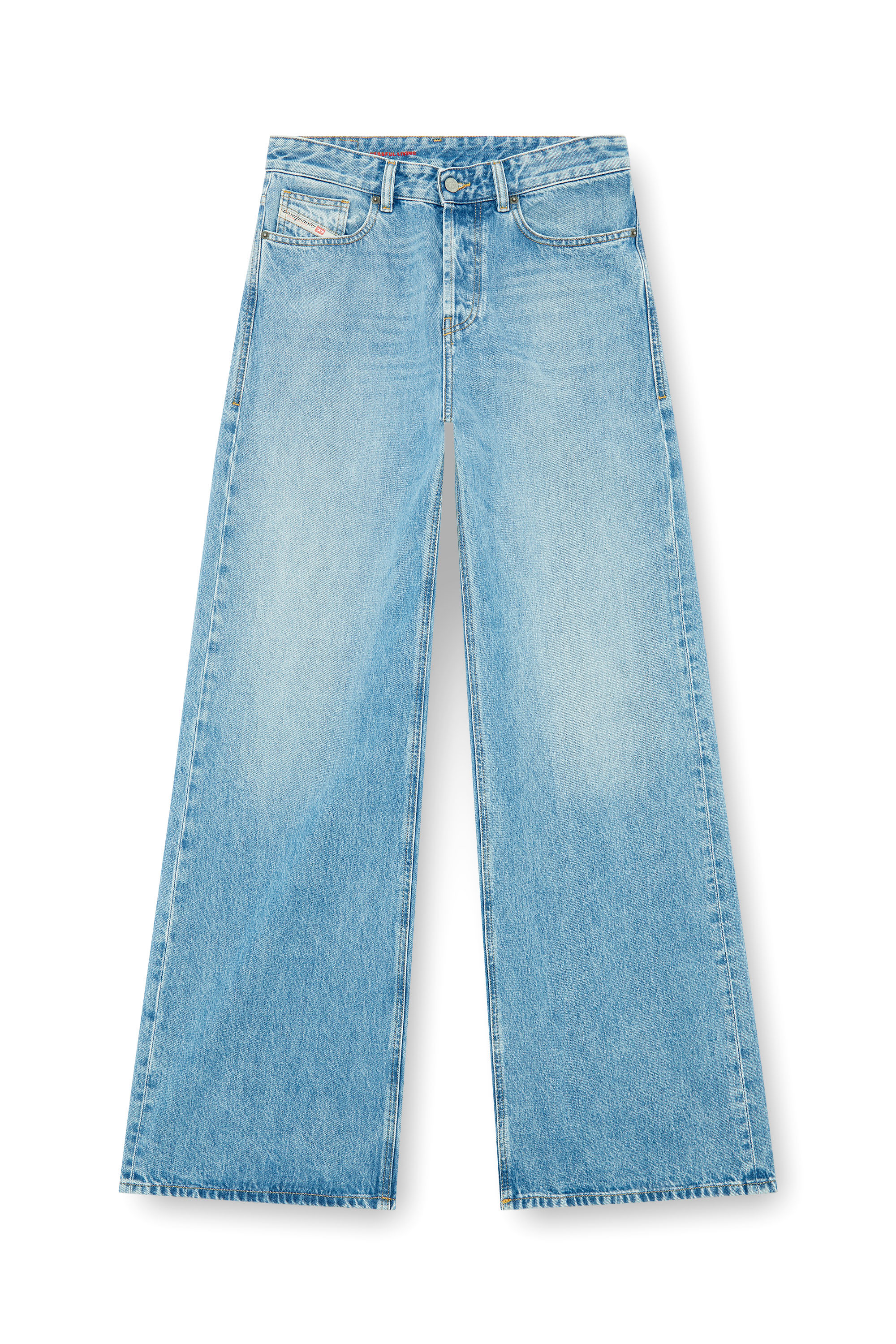 Diesel - Unisex's Relaxed Jeans 1996 D-Sire 09I29, Light Blue - 1