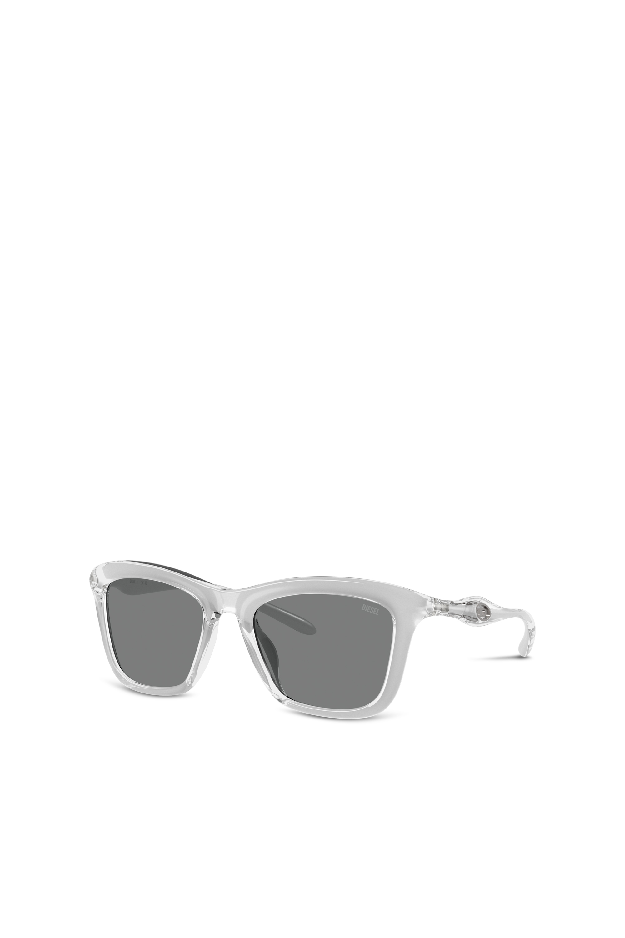 Diesel - 0DL3008U, Unisex's Square sunglasses in Grey - 4