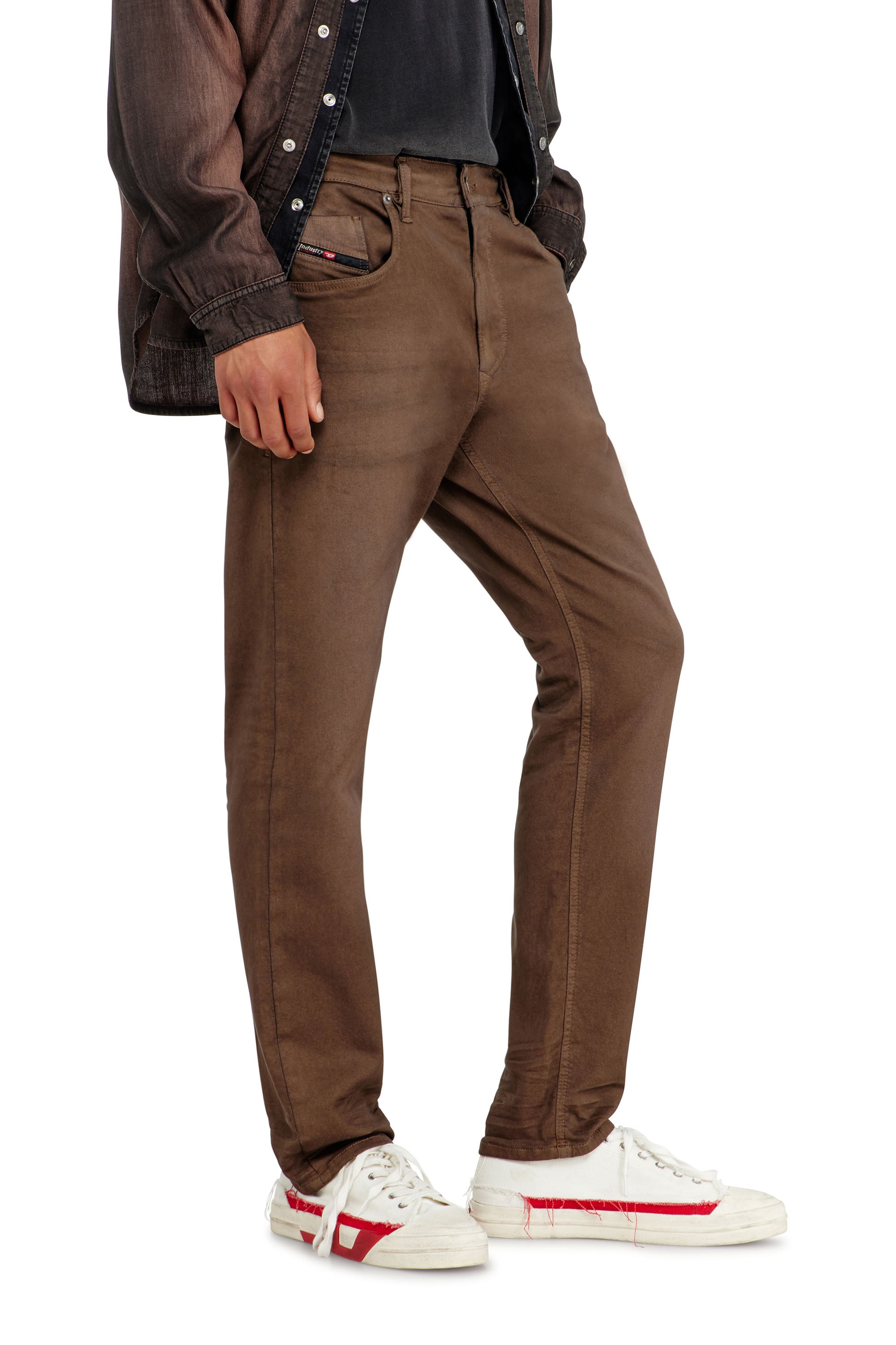 Diesel - Man's Regular 2032 D-Krooley-BW Joggjeans&reg; 0670M, Brown - 4