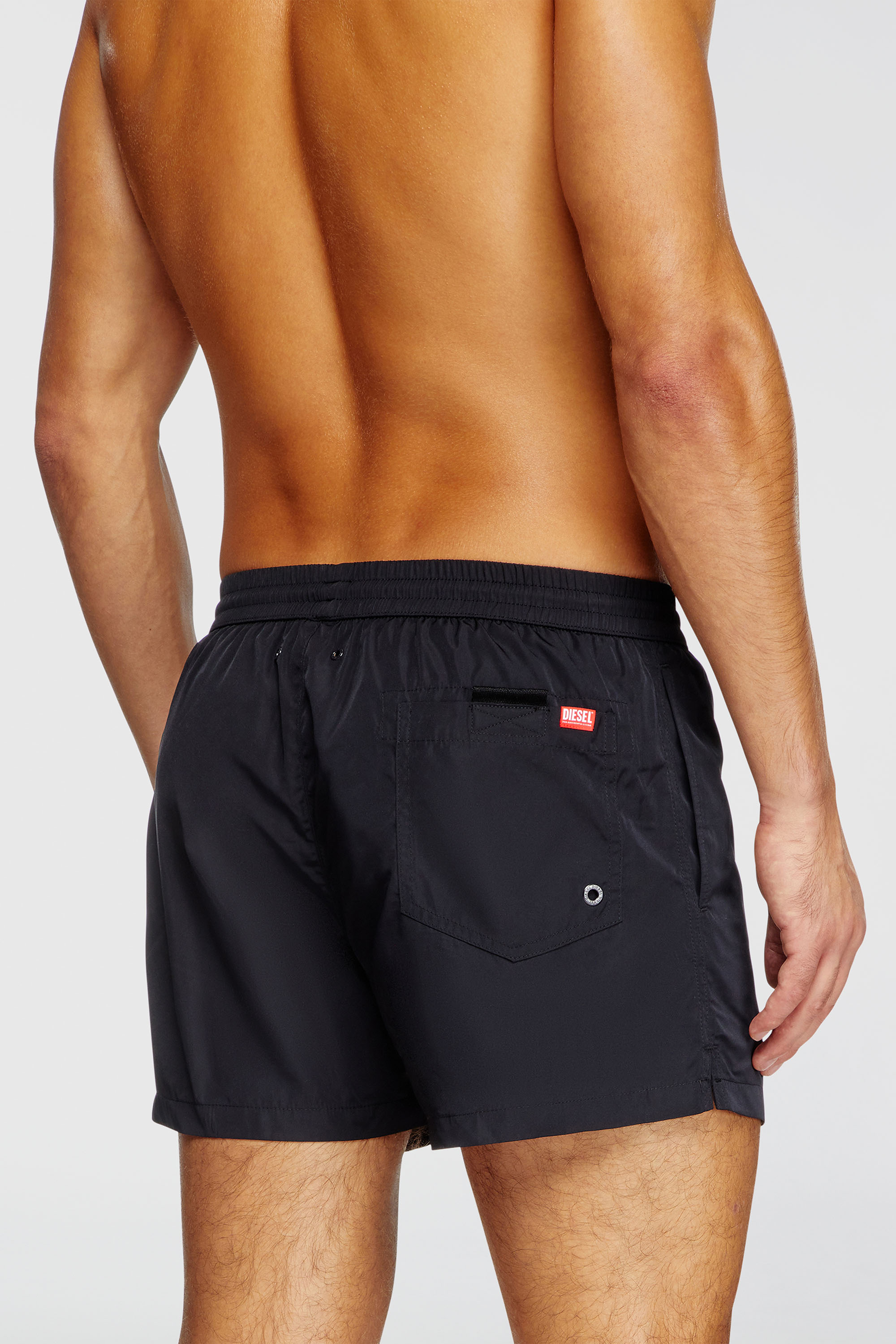 水着・ラッシュガード Y-3 M LARGE LOGO SWIM SHORTS-MID LENGTH Men's Mid-length swim shorts with logo print | Black | Diesel US