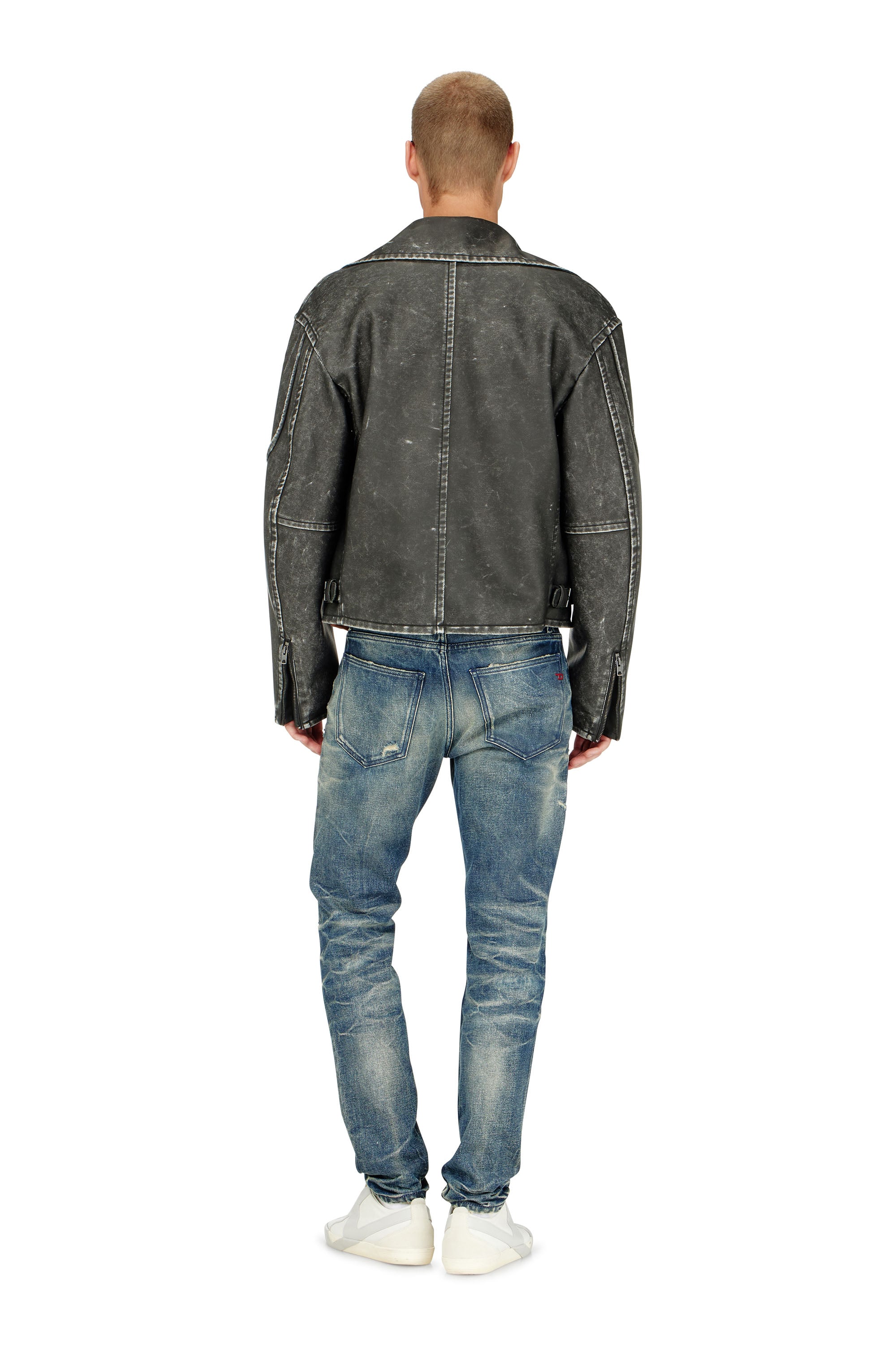 Diesel - Slim Jeans 2019 D-Strukt 09P36 Homme, Bleu moyen - Image 4
