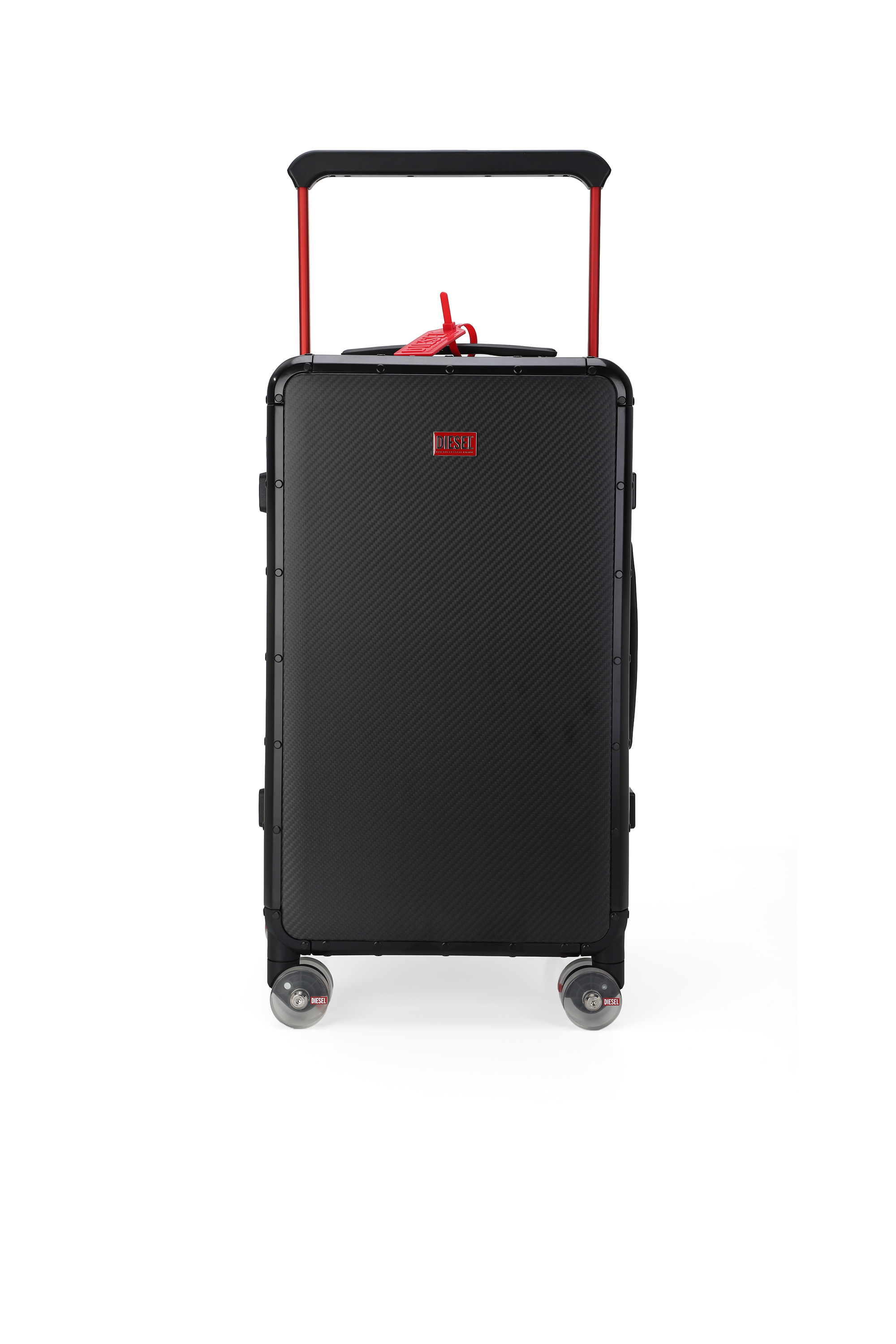 Diesel - DIESEL CARBON FIBER TROLLEY-BLACK- DSL00, Valise en fibre de carbone taille M Mixte in Noir - 1
