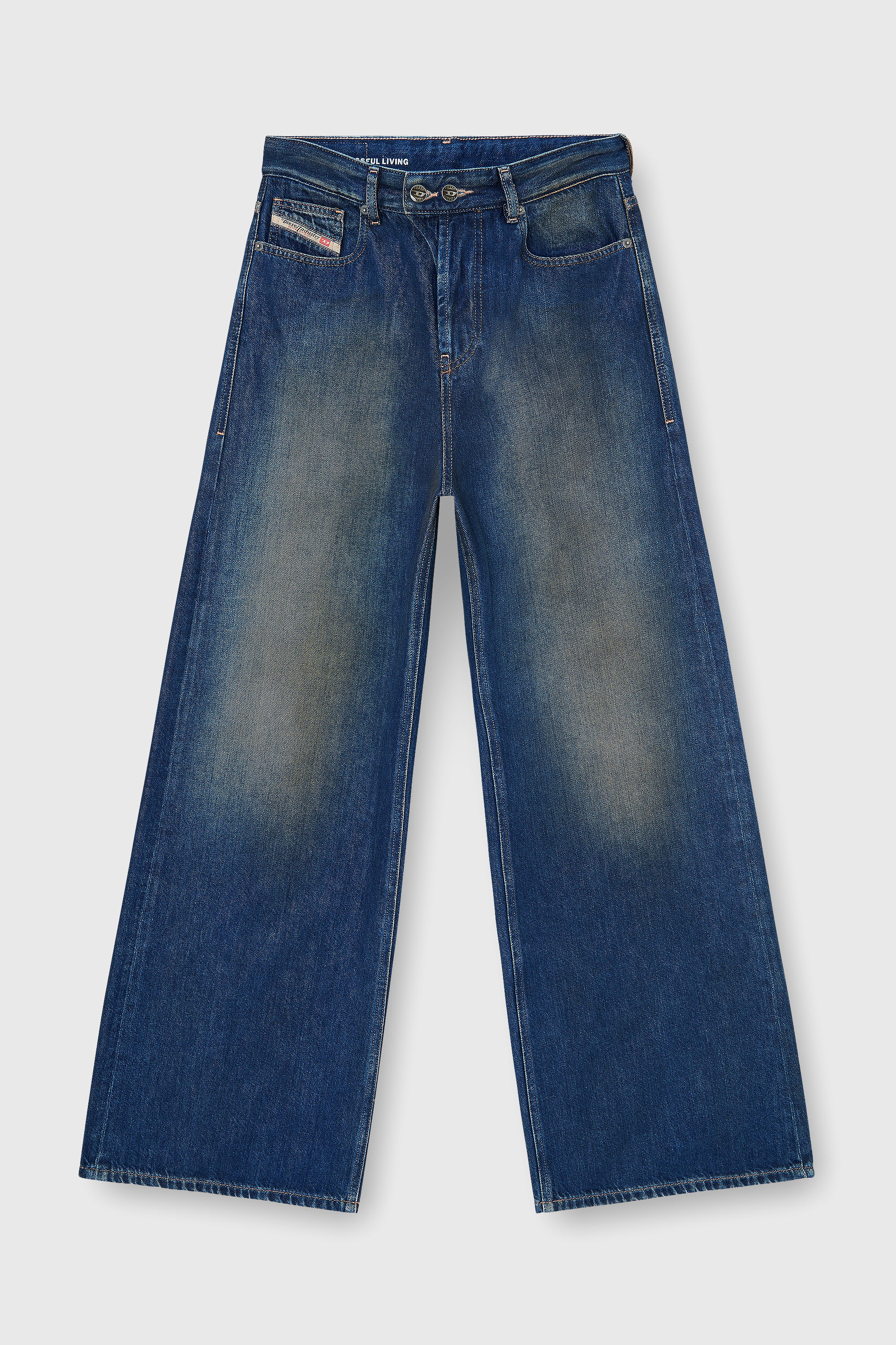 Diesel - Female's Relaxed Jeans 1996 D-Sire 09P47, Dark Blue - 6
