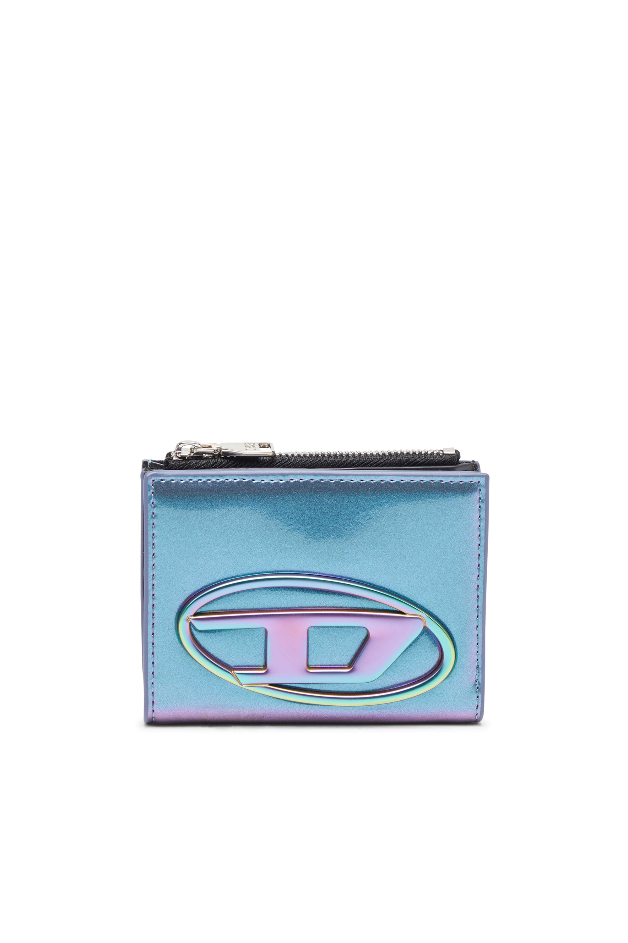 Women's Small iridescent wallet | Blue | Diesel {{Country}}