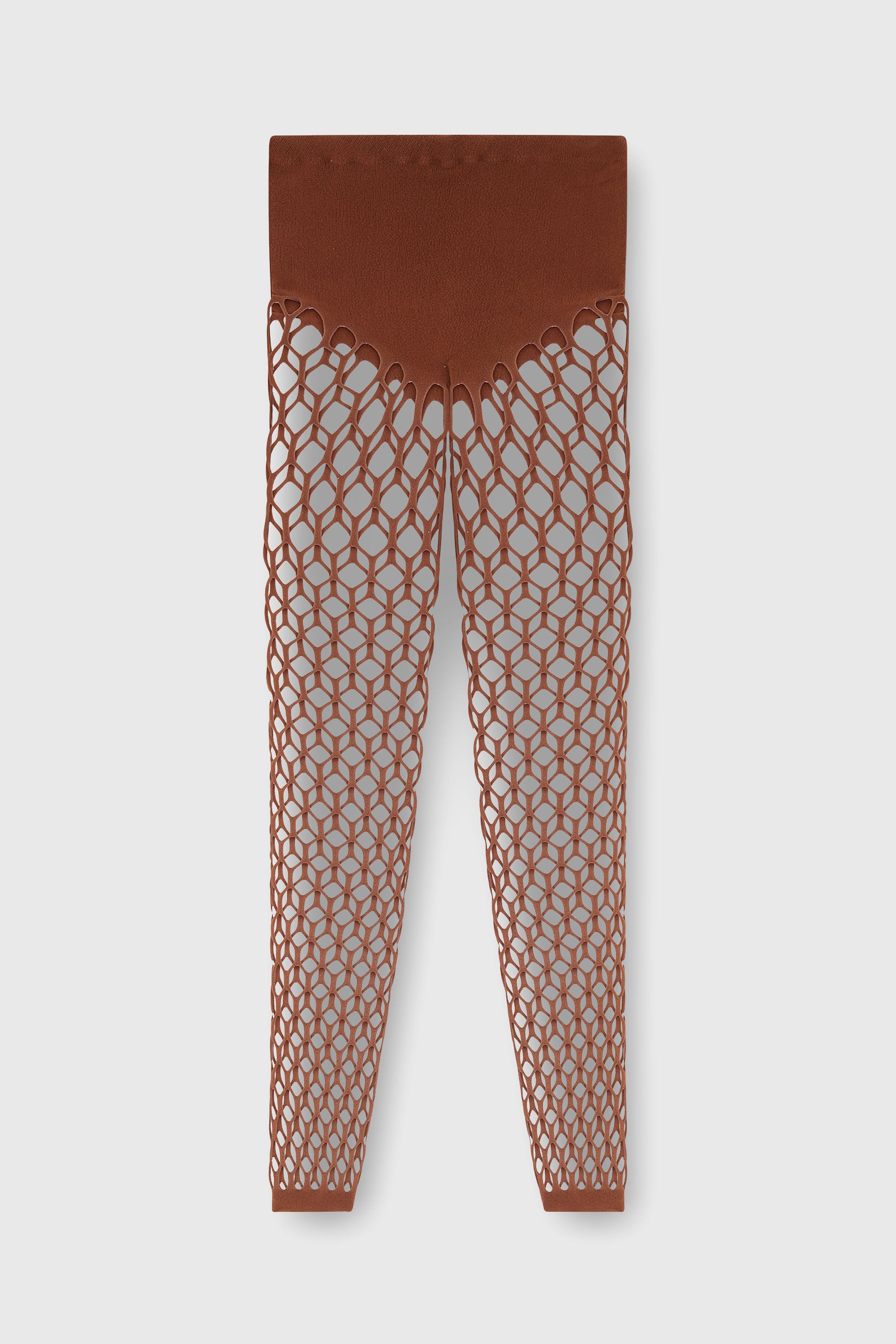 Diesel - M-ZORDA, Female's Stretchy mesh-knit tights in Brown - 2