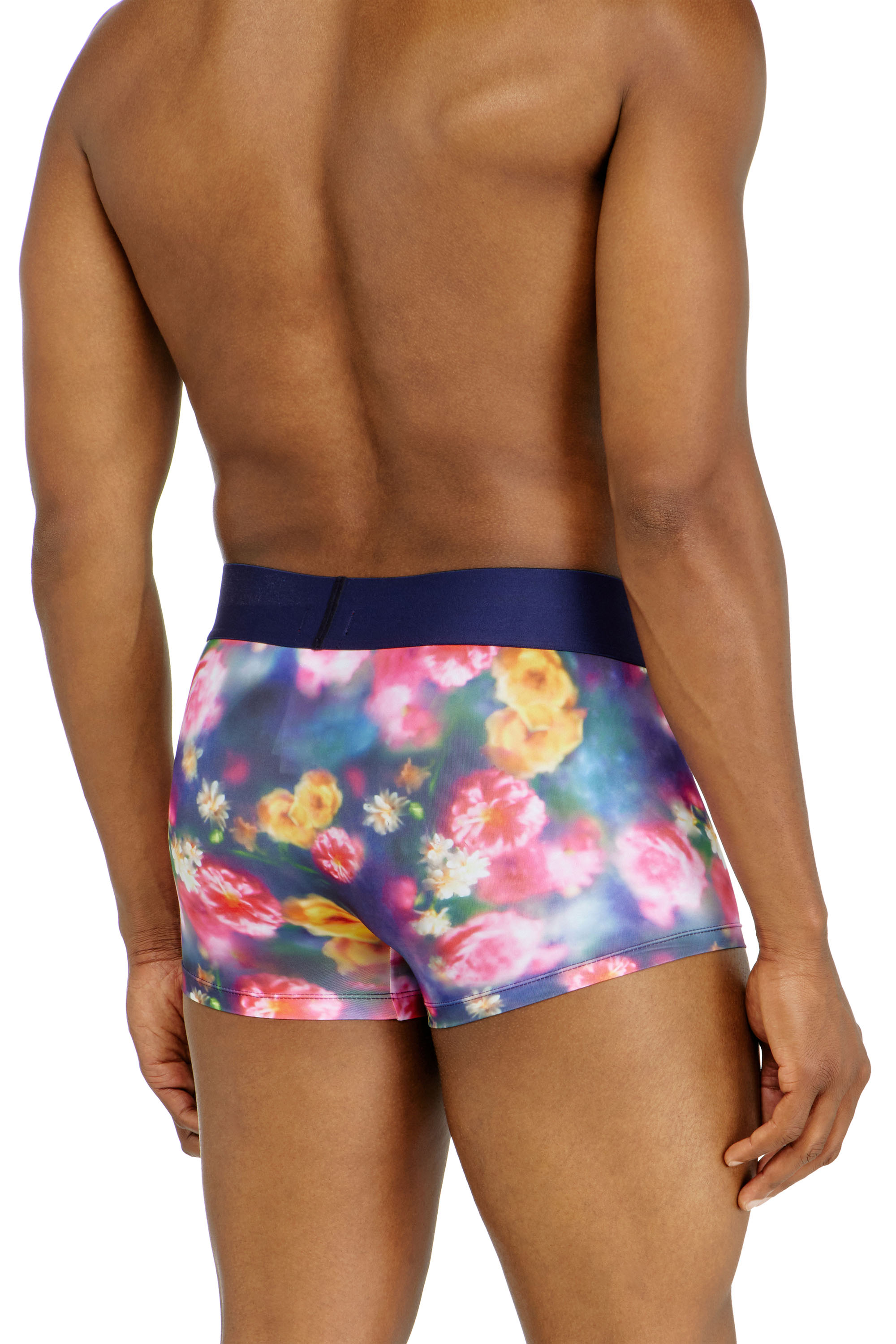 Diesel - DAMIEN-D-POP-55, Male's Trunks in stretch fabric with all-over florals in Multicolor - 3