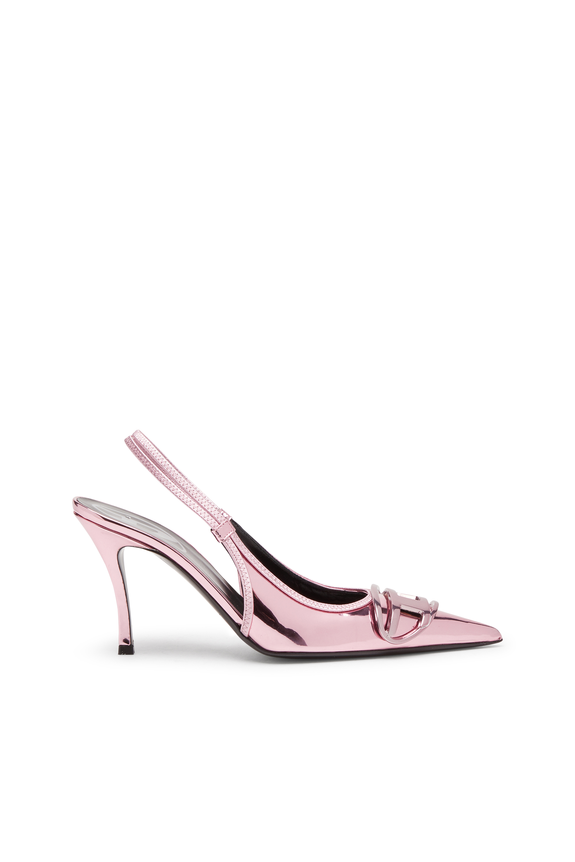 85   スティーブンステイルバーグ Women's D-Venus-Slingback pumps with mirror finish | Pink
