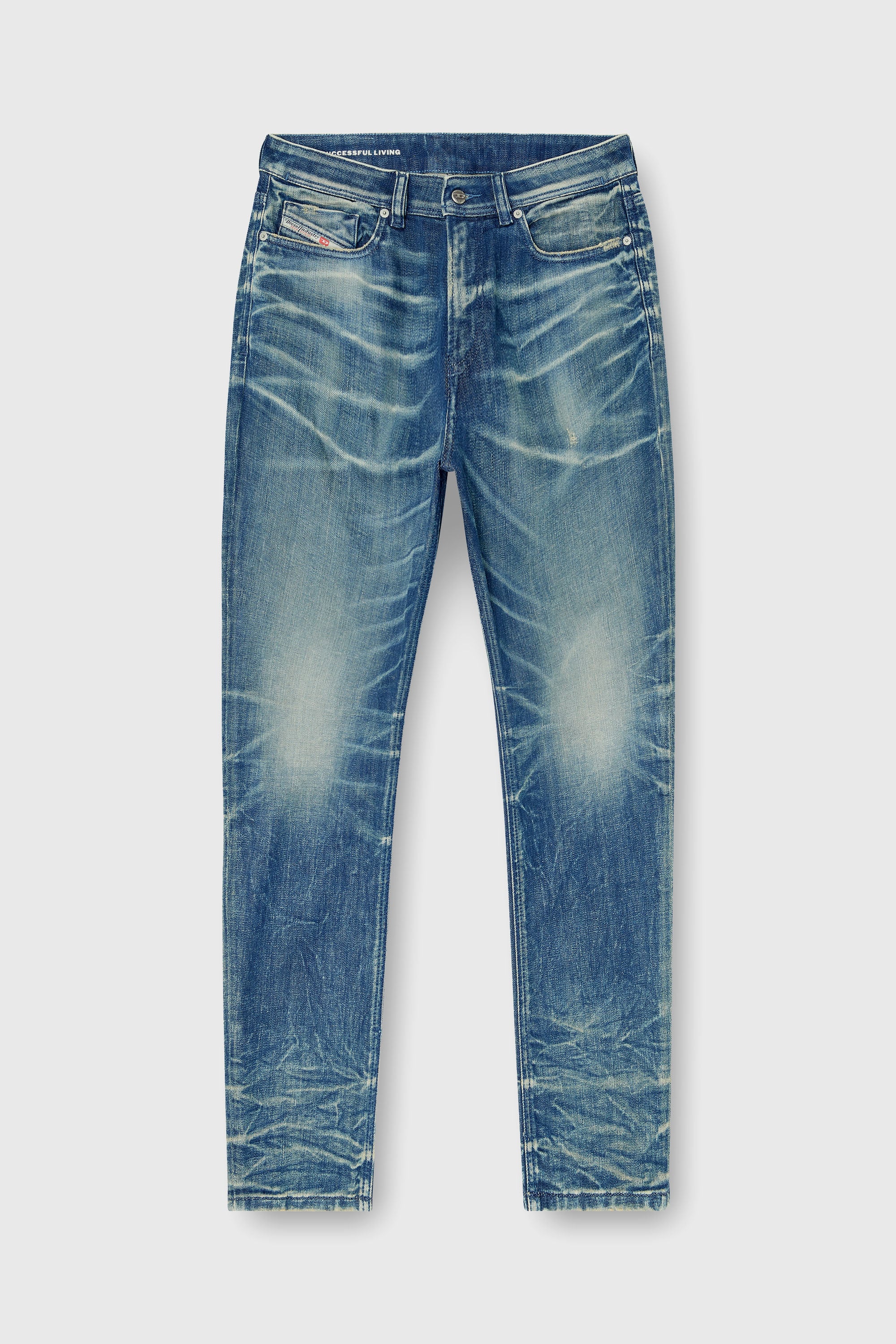 Diesel - Skinny Jeans 1979 Sleenker 09P59 Hombre, Azul medio - 2