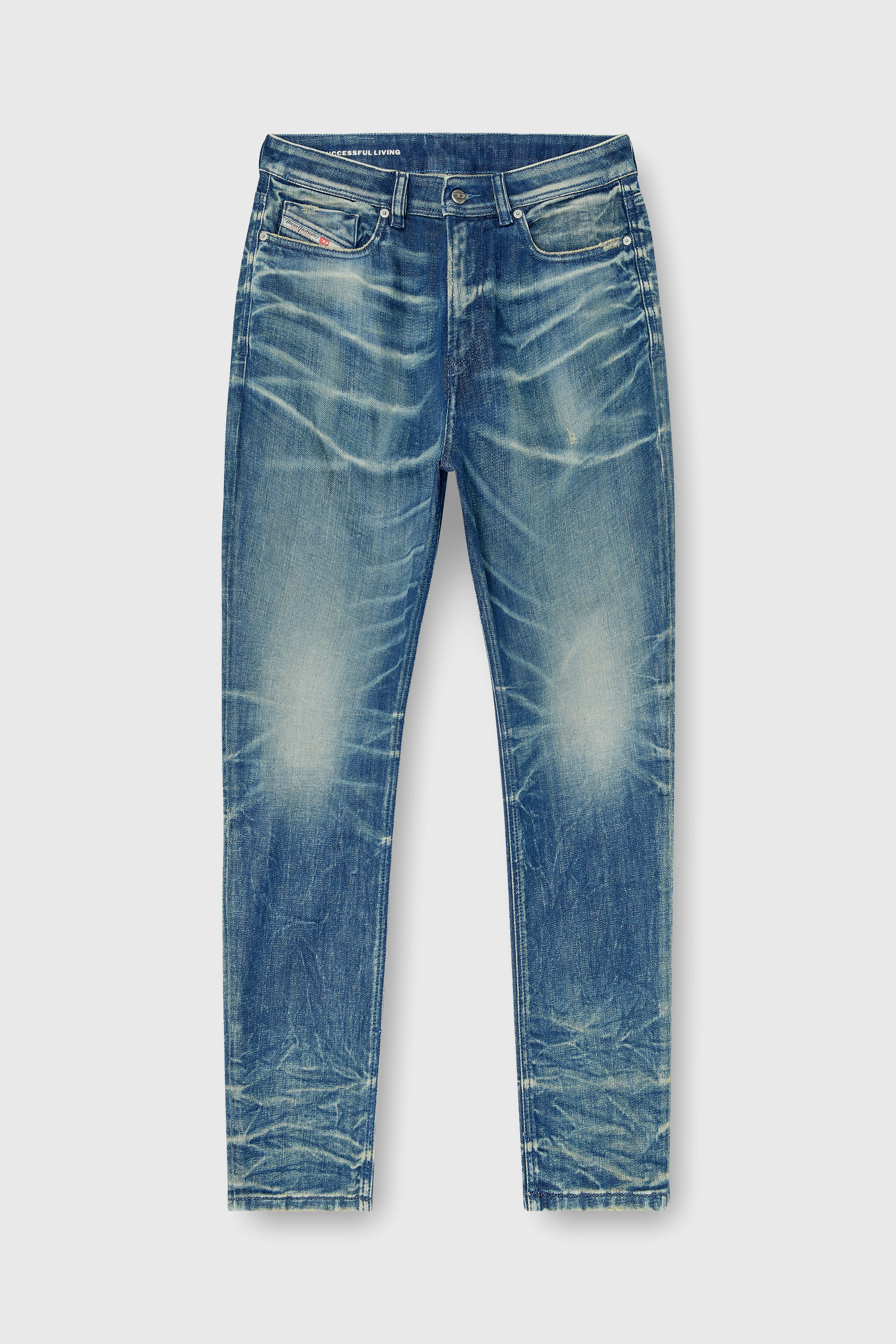 Diesel - Male's Skinny Jeans 1979 Sleenker 09P59, Medium Blue - 6