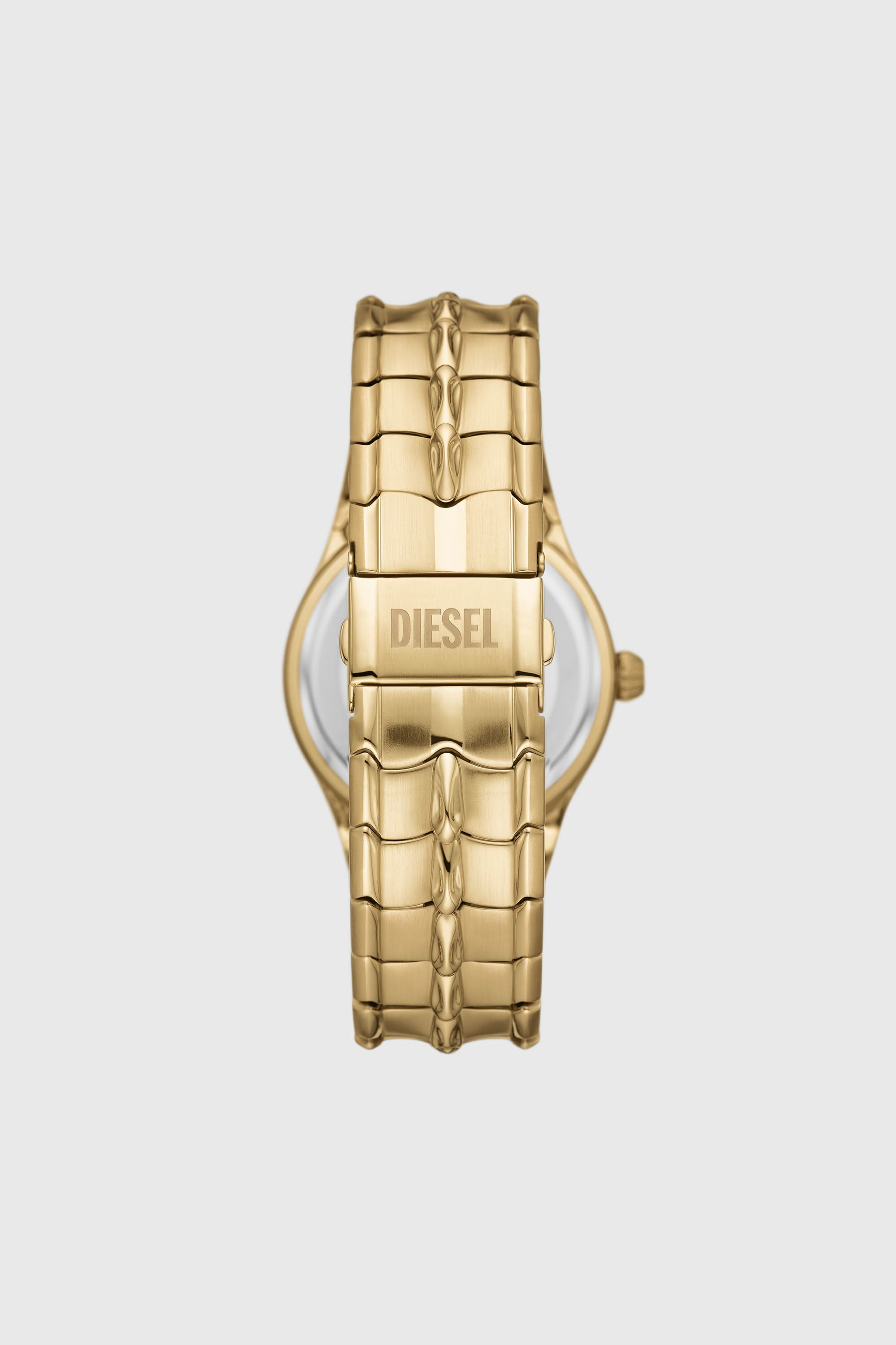 Diesel - DZ2186, Man's Vert Three-Hand Date Gold-Tone Stainless Steel Watch in Gold - 2