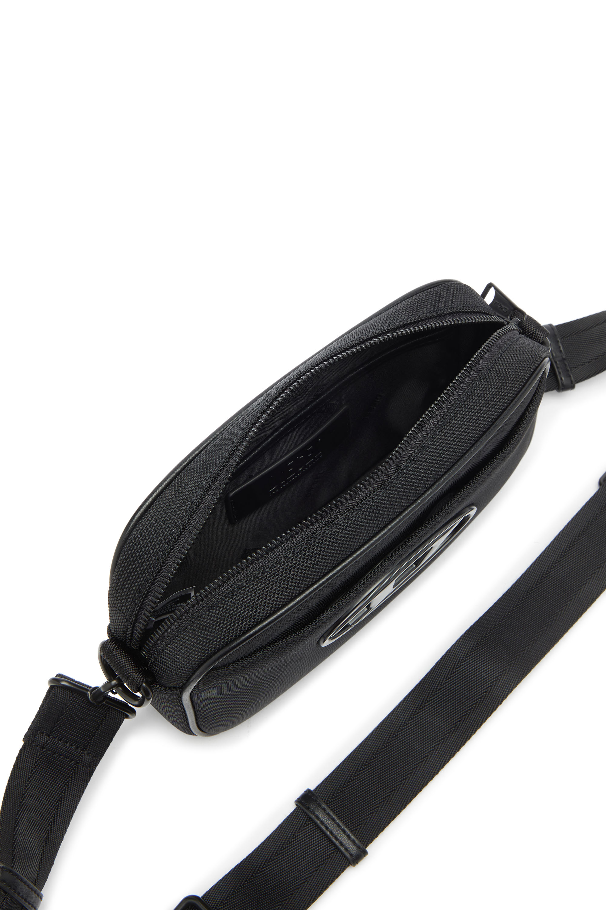 Diesel - HOLI-D CAMERA BAG, Holi-D - Bolso bandolera de nylon con bolsillo interior Unisex in Negro - 3