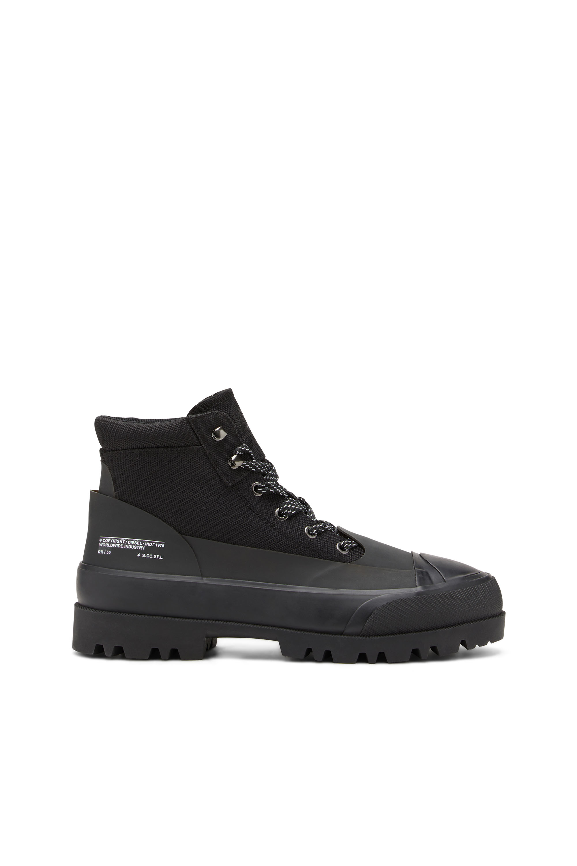 Diesel - D-HIKO BT X, Male's D-Hiko Bt X - Ankle boots in ballistic nylon in Black - 1