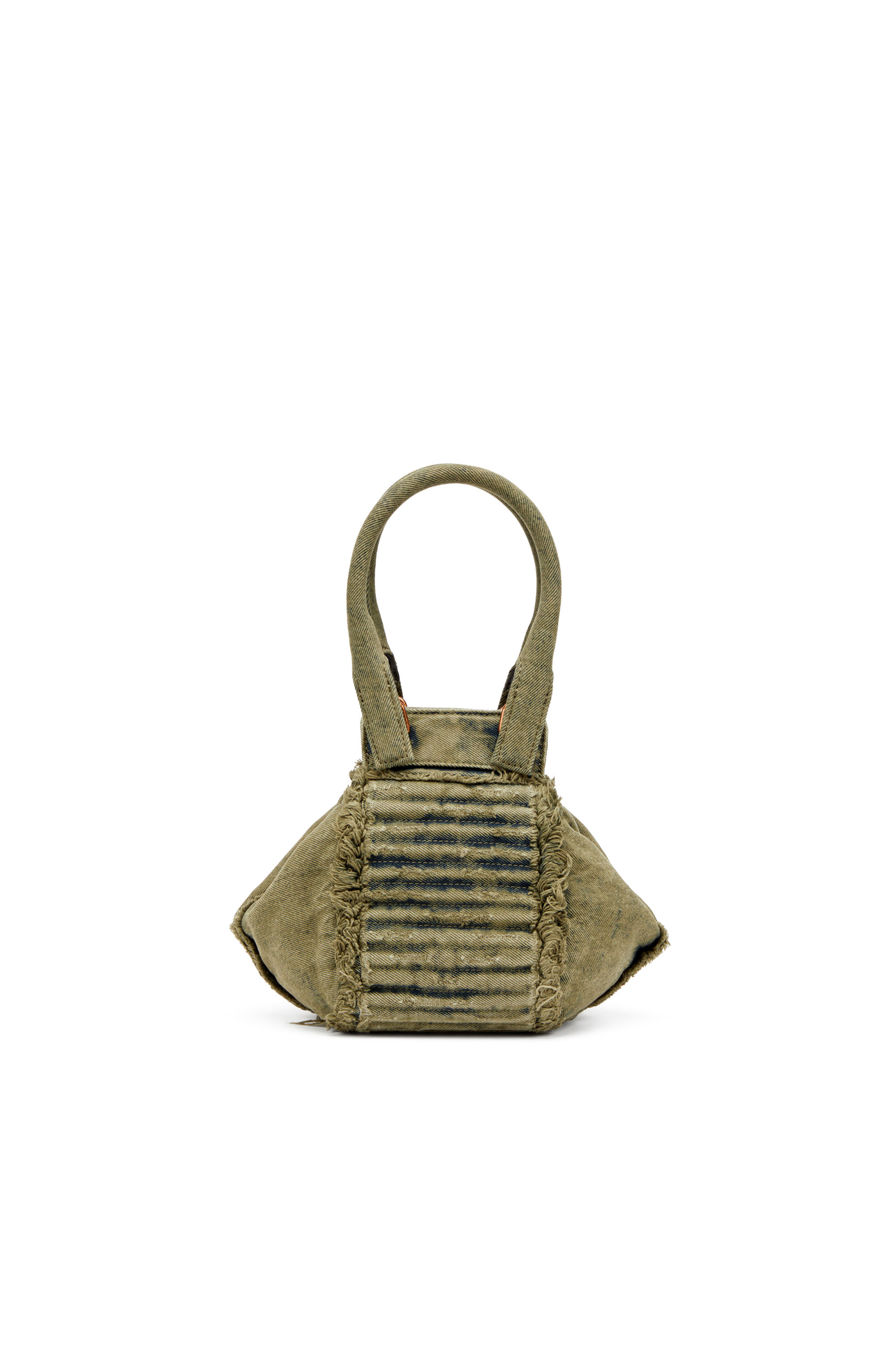 Women's D-Vina-Xs-Handbag in distressed denim | Green | Diesel