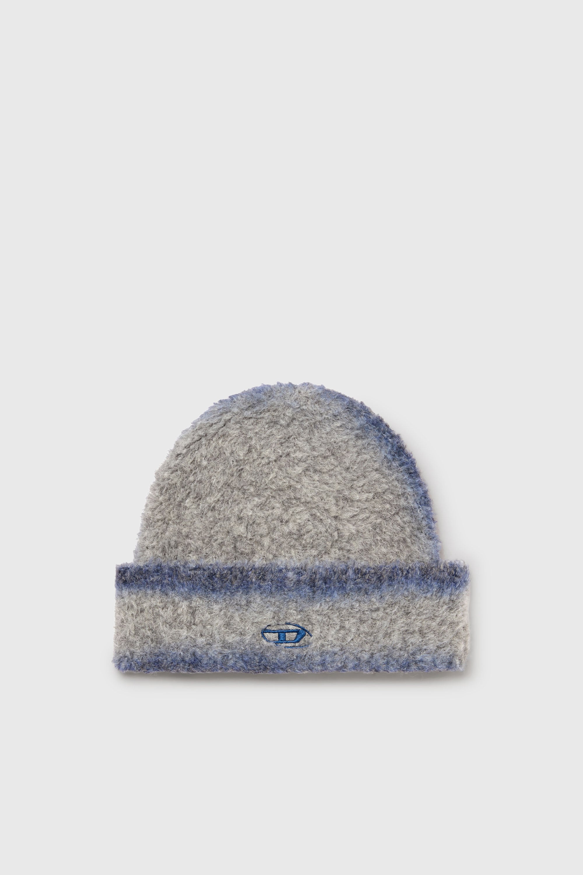 Diesel - K-RINO-HAT, Gorro de mezcla de alpaca con efecto pulverizado Unisex in Gris - 1
