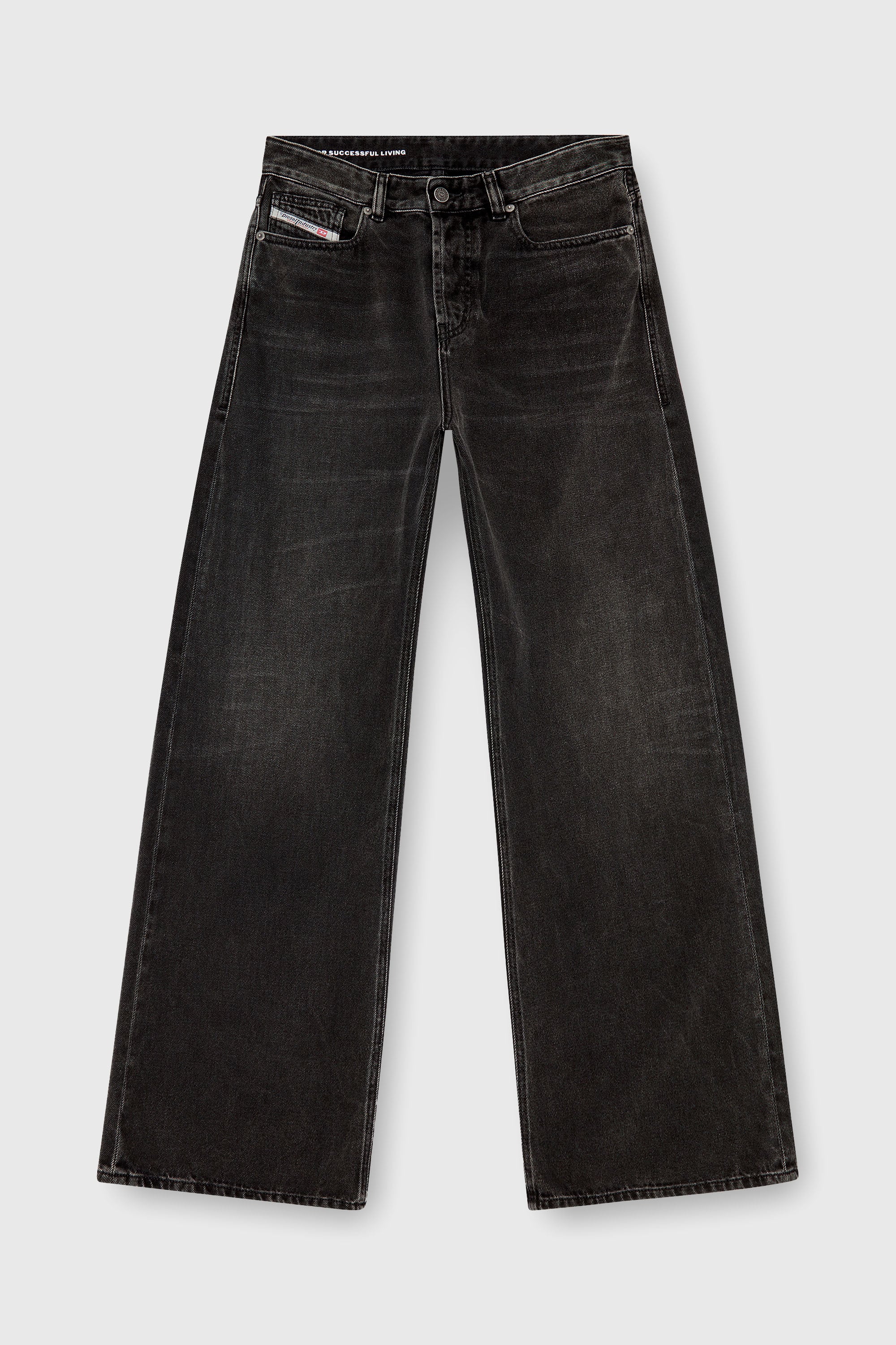 Diesel - Unisex's Relaxed Jeans 1996 D-Sire 09J96, Black/Dark grey - 1