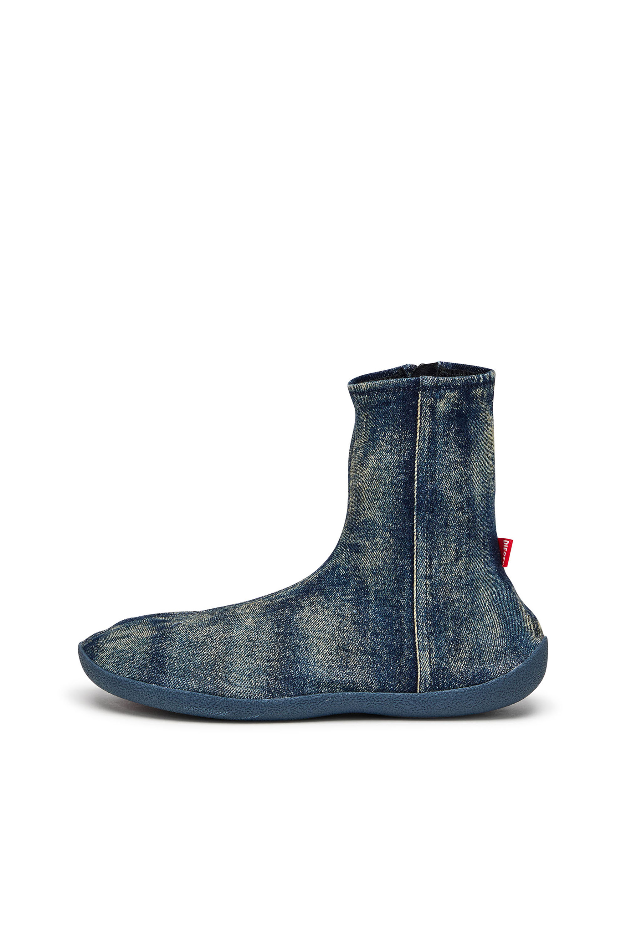 Diesel - D-SHOCK BT, Man's D-Shock Bt-Socks boots in solarised denim in Blue - 3