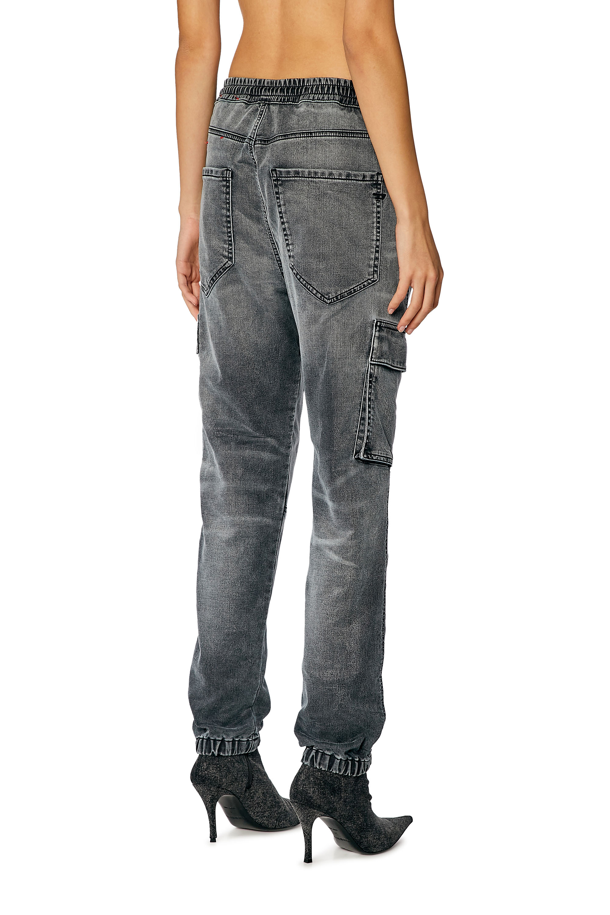 Women's Slim Jeans | Grey | Diesel 2051 D-Ursy Joggjeans®